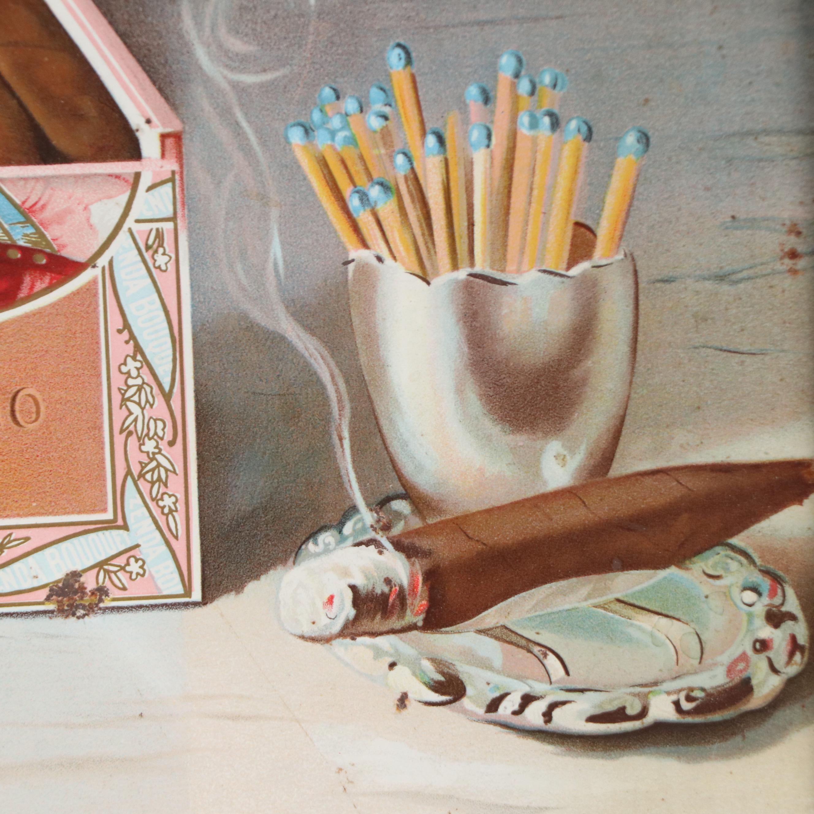 Wolf & Co. Chromolithograph La Zenda Cigars Advertisement Illustration