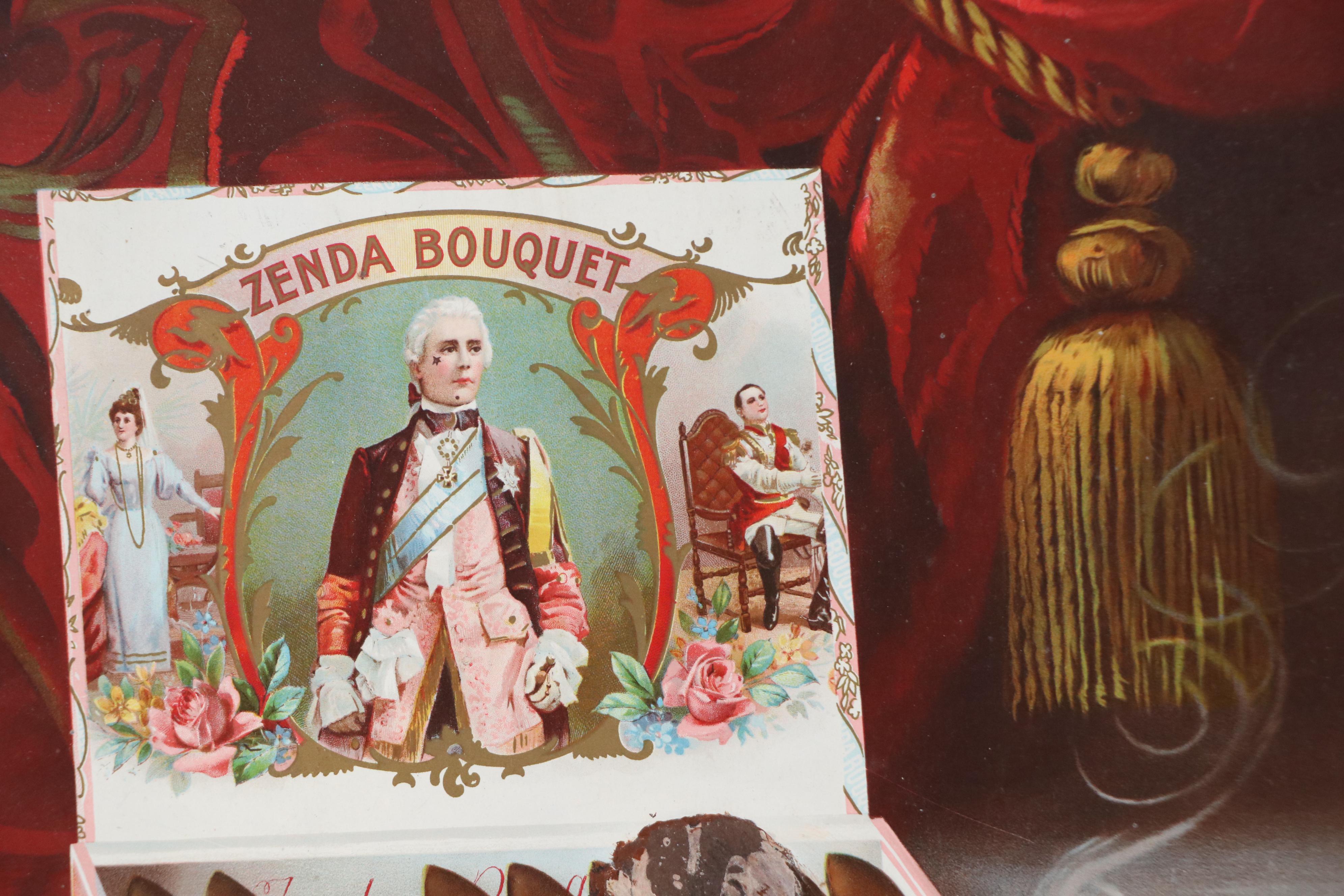 Wolf & Co. Chromolithograph La Zenda Cigars Advertisement Illustration