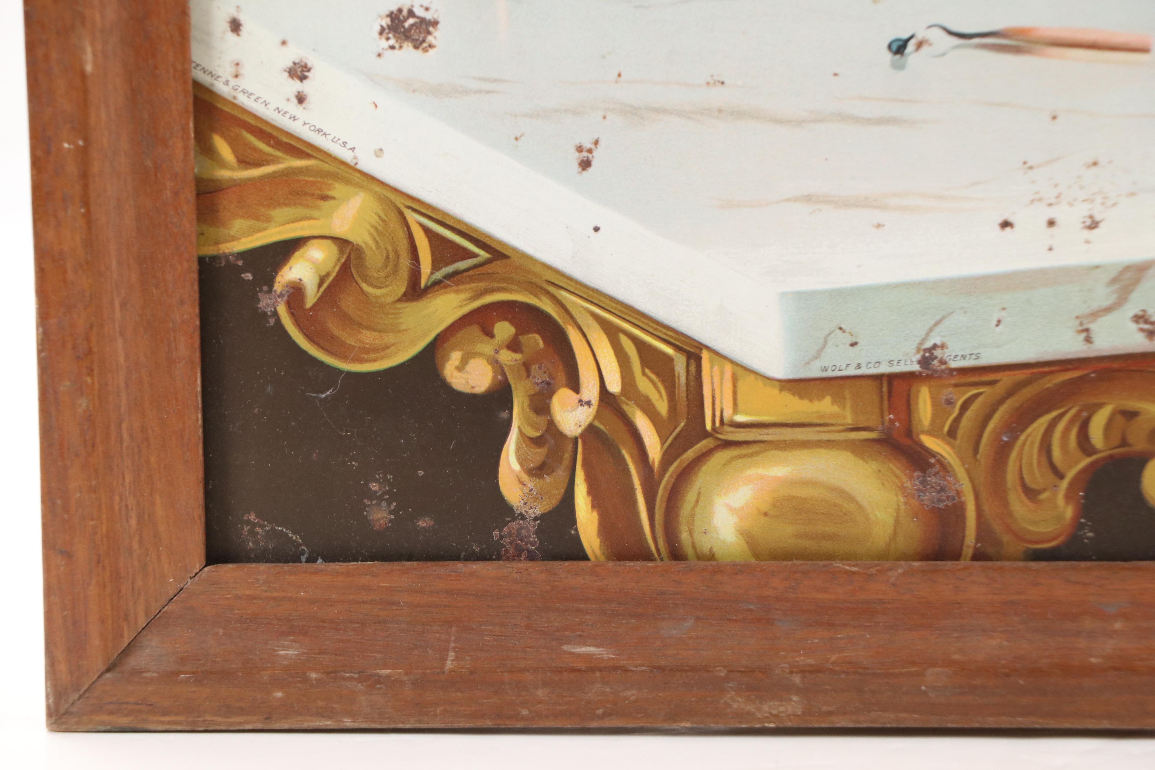 Wolf & Co. Chromolithograph La Zenda Cigars Advertisement Illustration