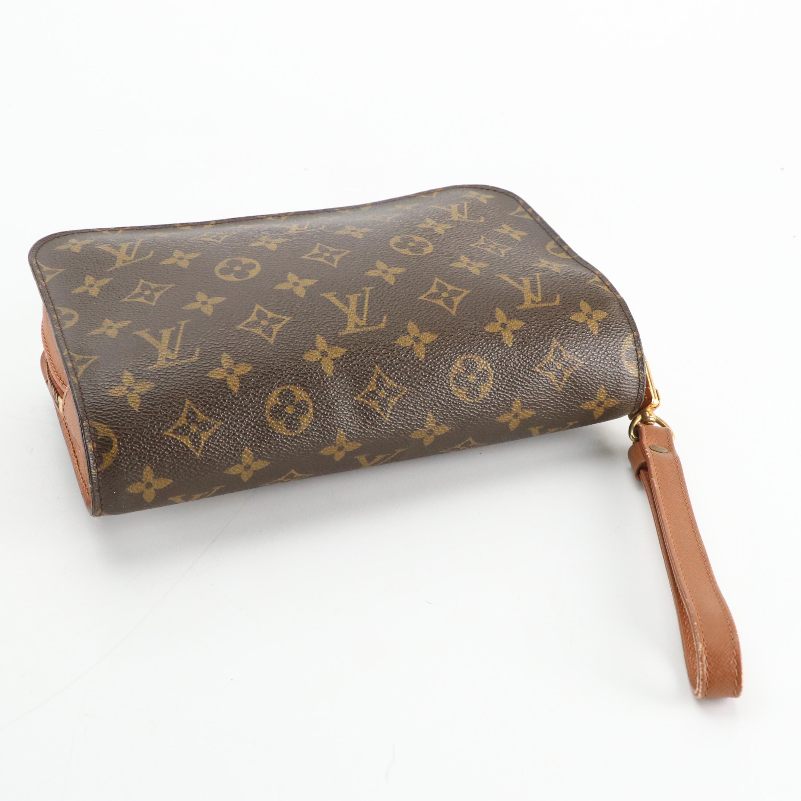 Louis Vuitton Orsay Wristlet Clutch in Monogram Canvas