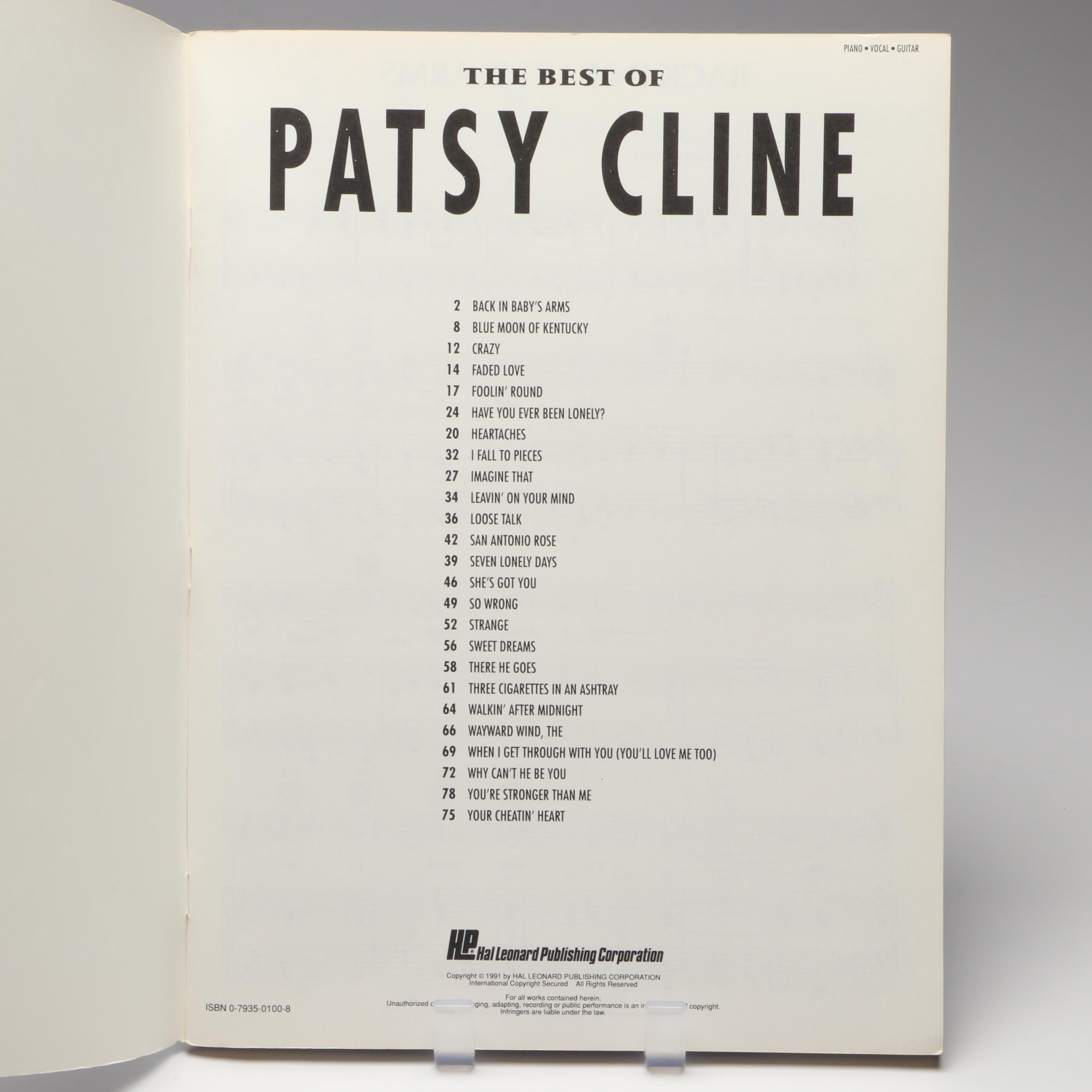 Patsy Cline Signed Letter with Sheet Music and CD