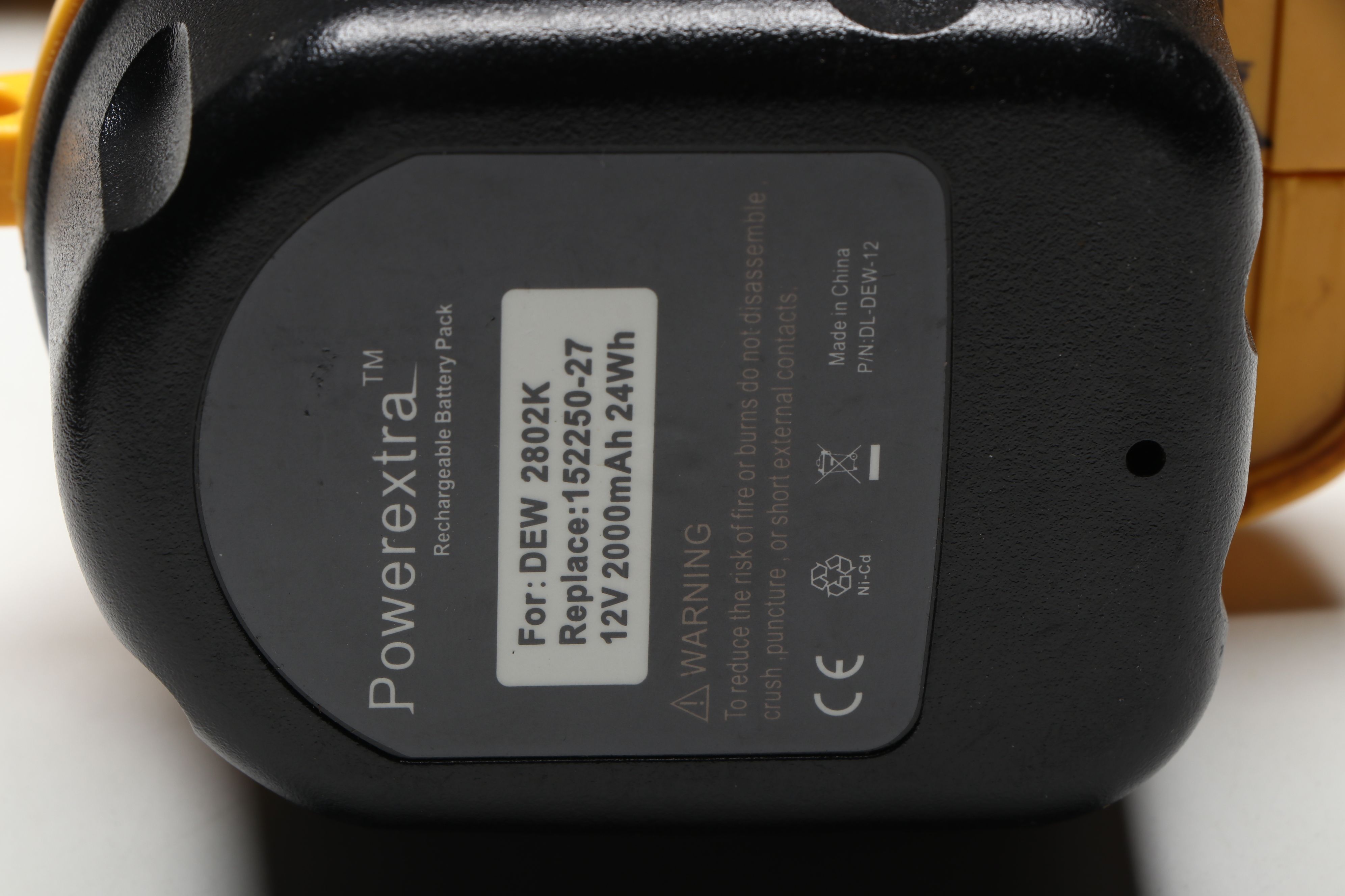 DeWalt DC983 Cordless Drill with Various Drill Bits and Storage Containers