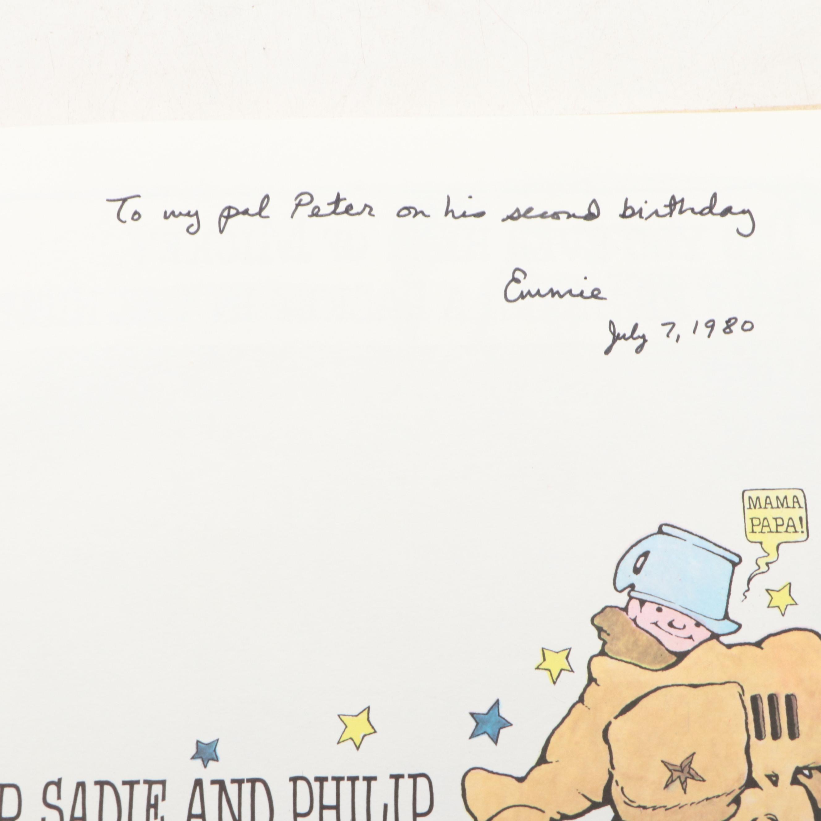 Illustrated "In the Night Kitchen" by Maurice Sendak, 1970