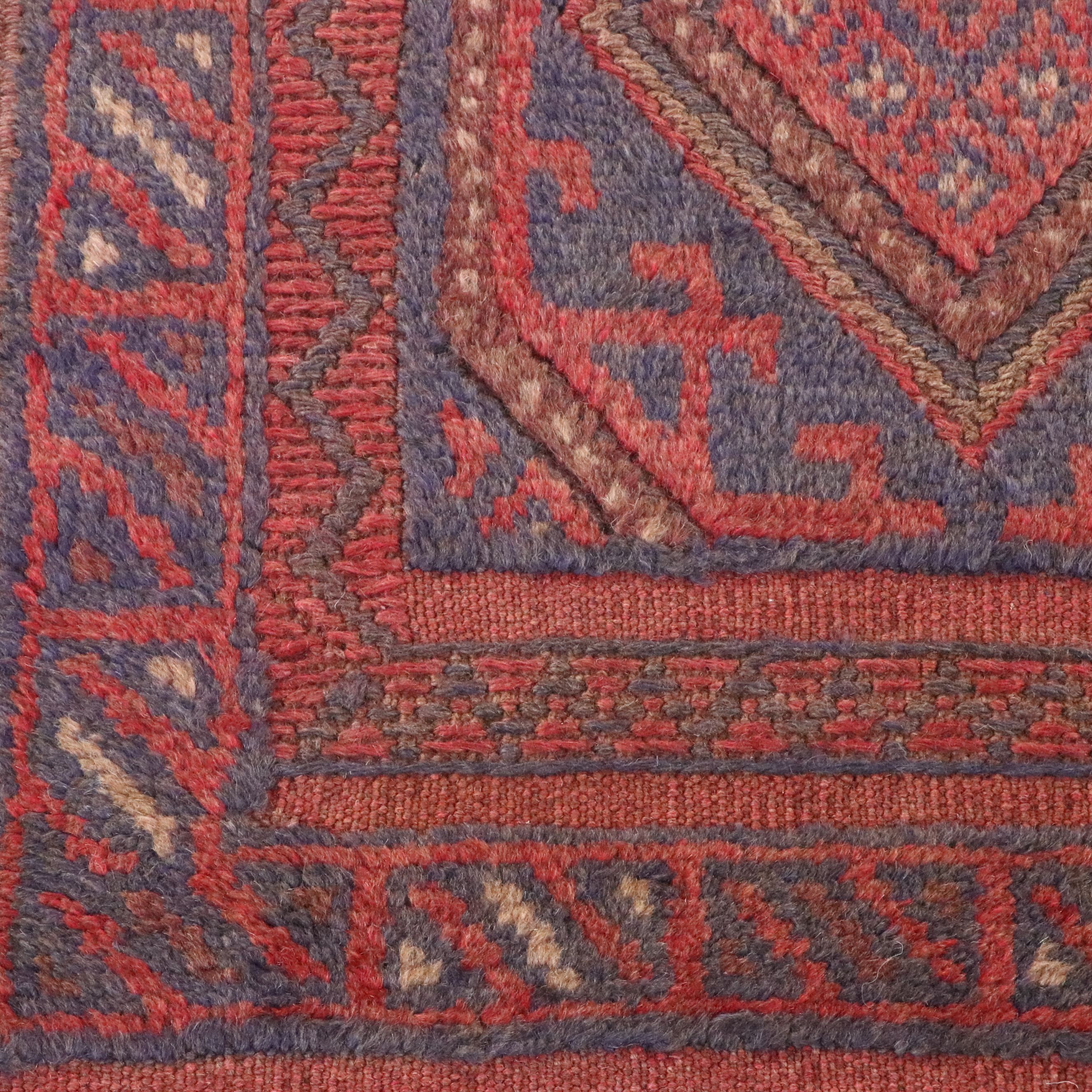 2' x 7'11 Handwoven Afghan Mashwani Carpet Runner