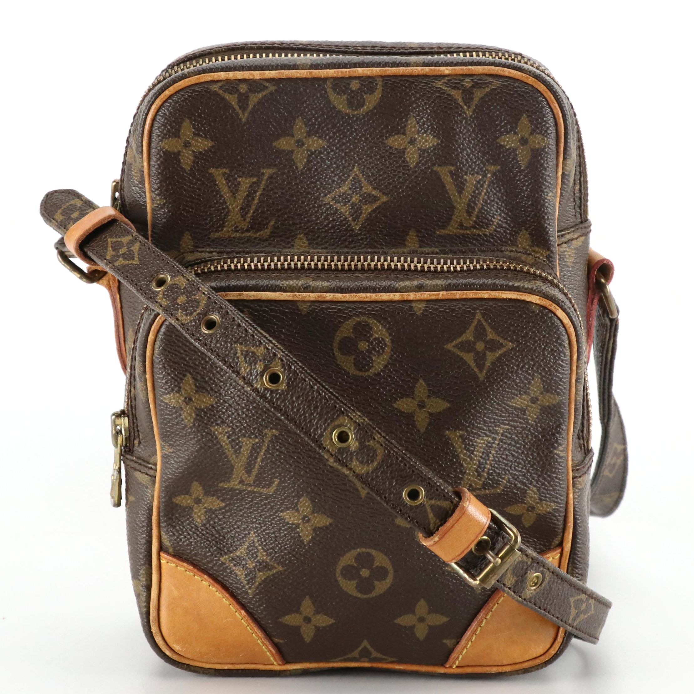 Louis Vuitton Amazone Crossbody Bag in Monogram Canvas and Vachetta Leather