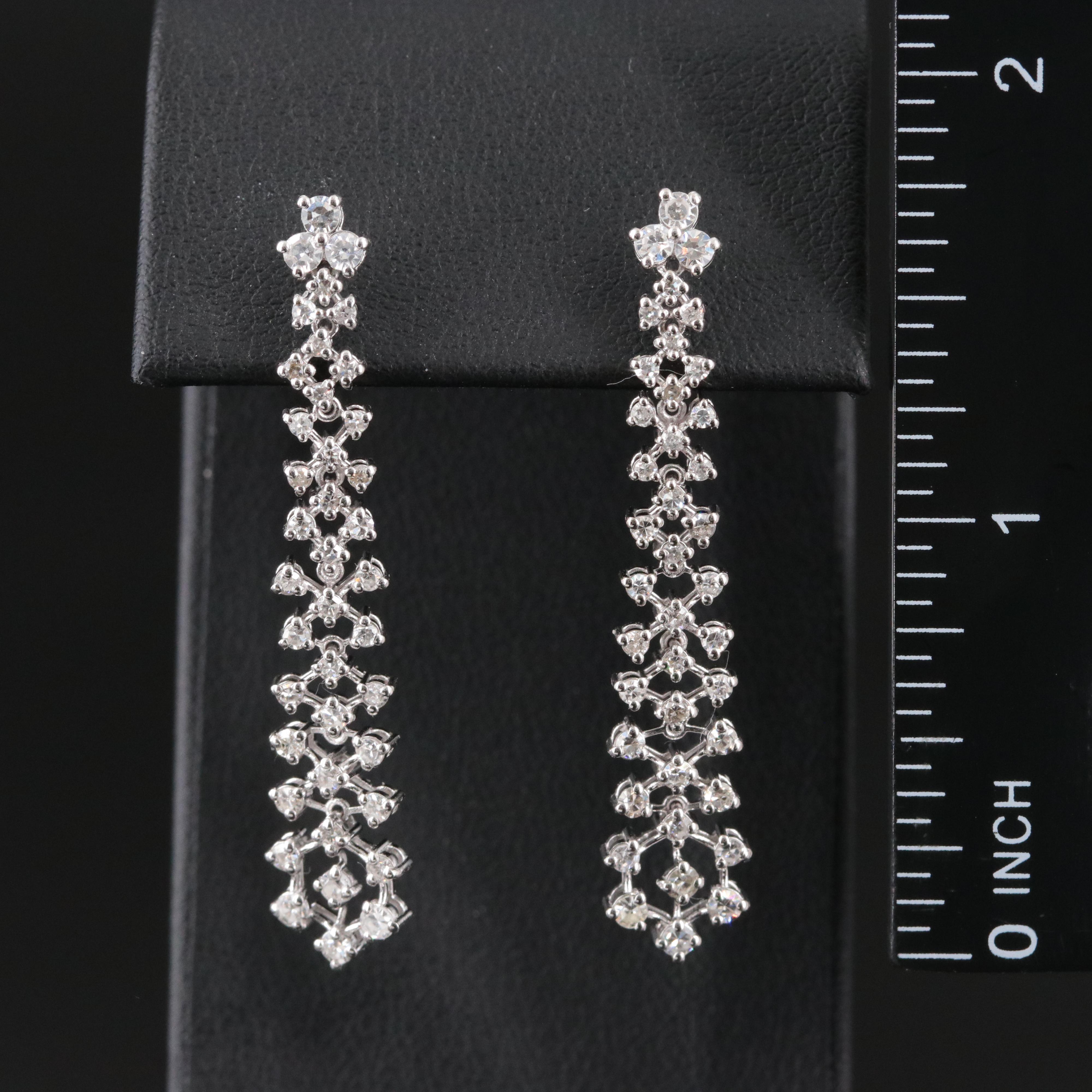 14K 1.47 CTW Diamond Earrings