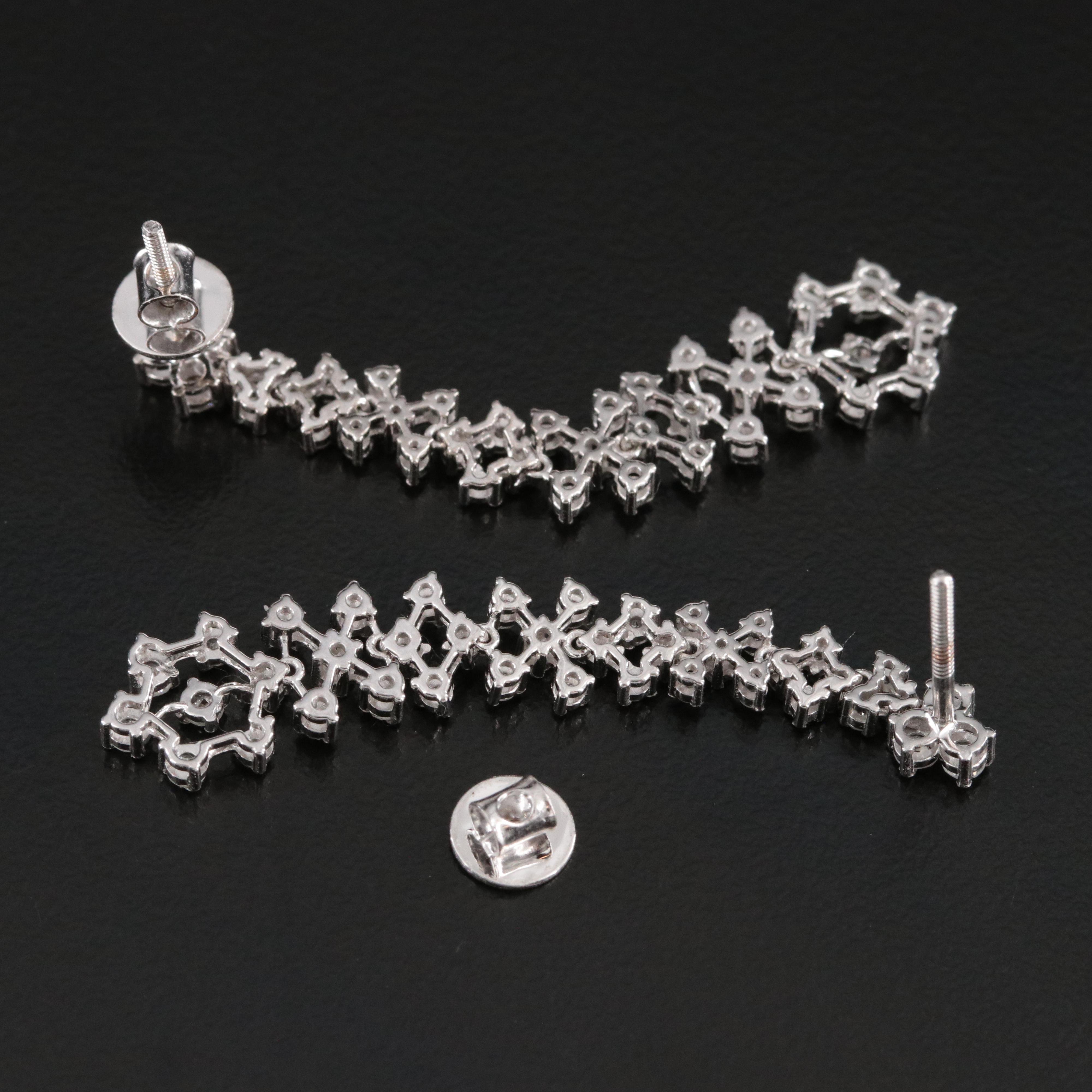 14K 1.47 CTW Diamond Earrings