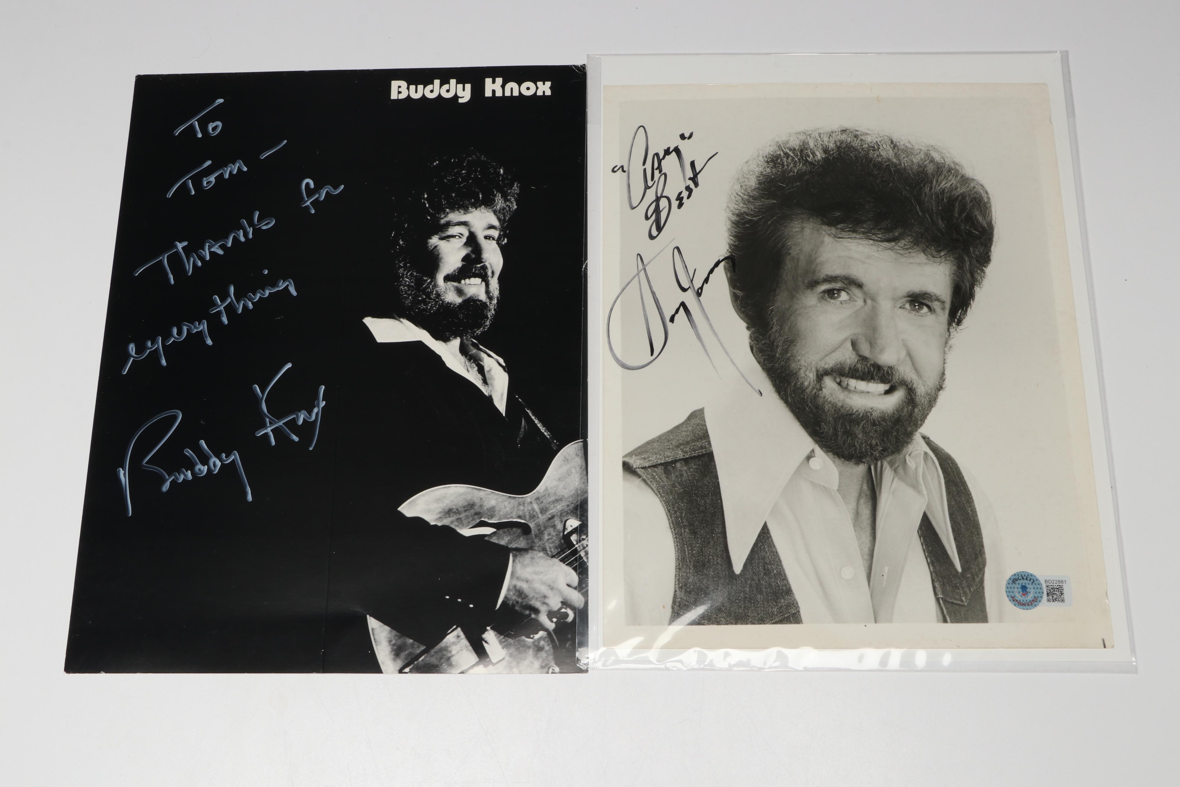 Sonny James, Neil Sedaka, Buddy Knox with More Signed Photos and Flyers
