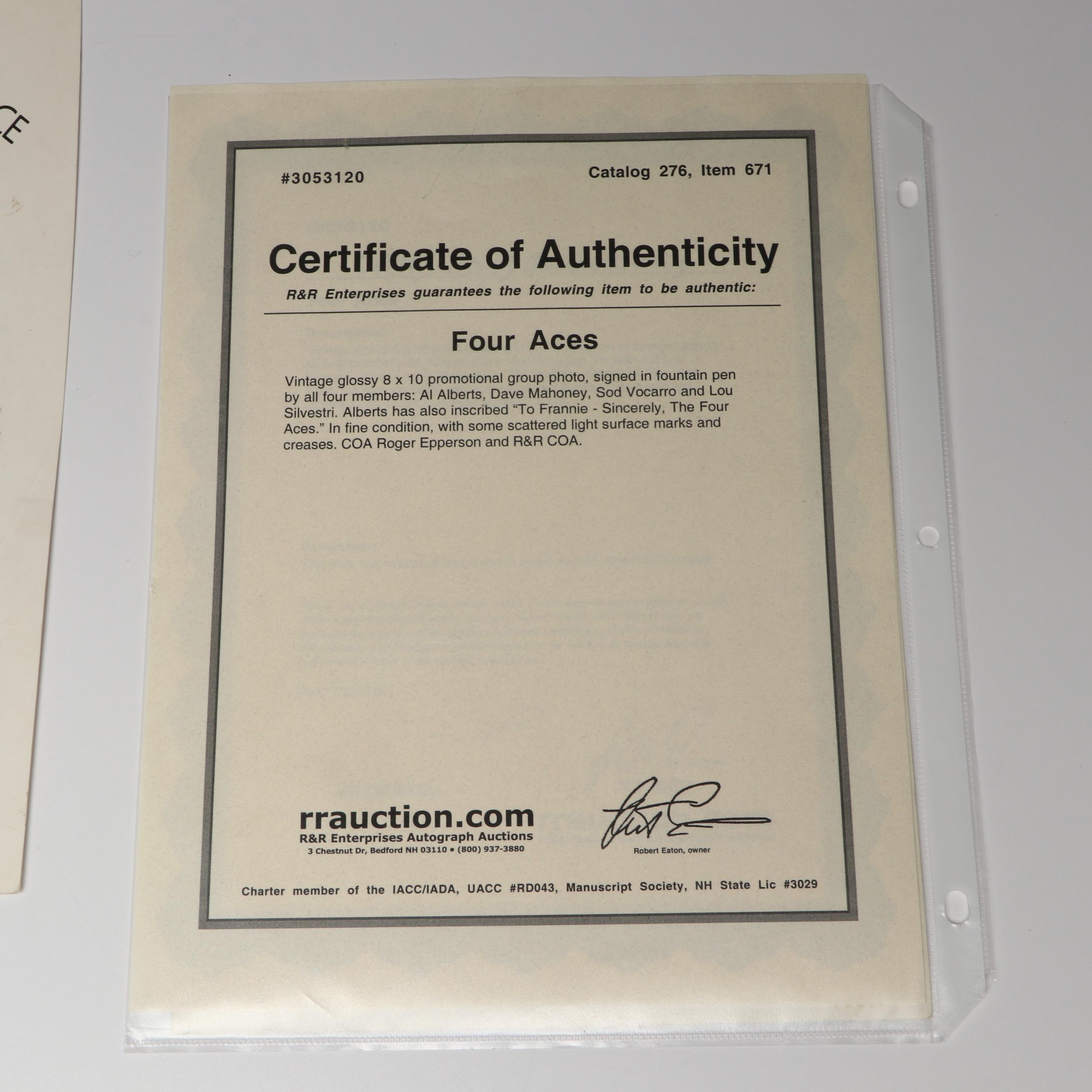 Sonny James, Neil Sedaka, Buddy Knox with More Signed Photos and Flyers