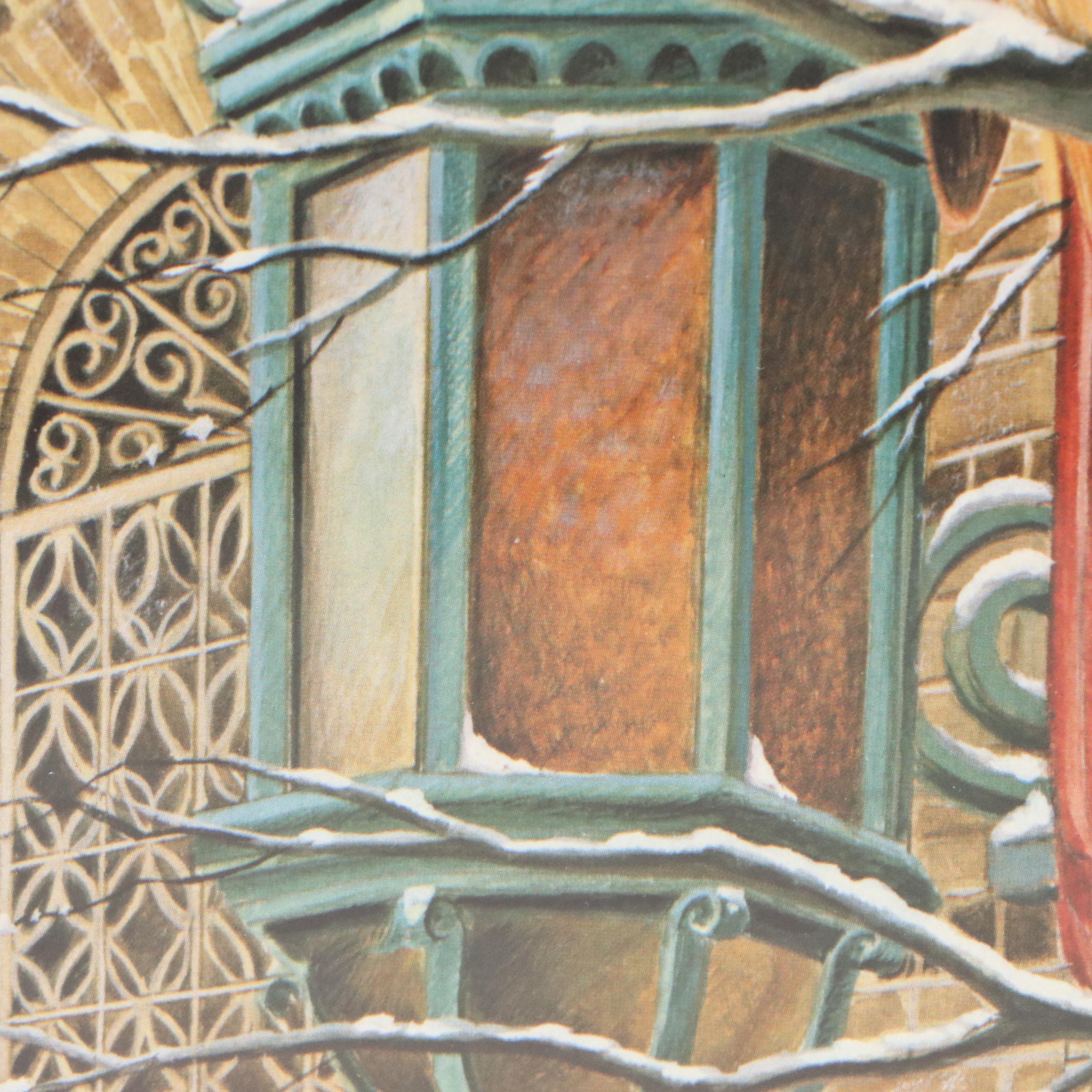 John A. Ruthven Offset Lithograph "Cardinals," 1985