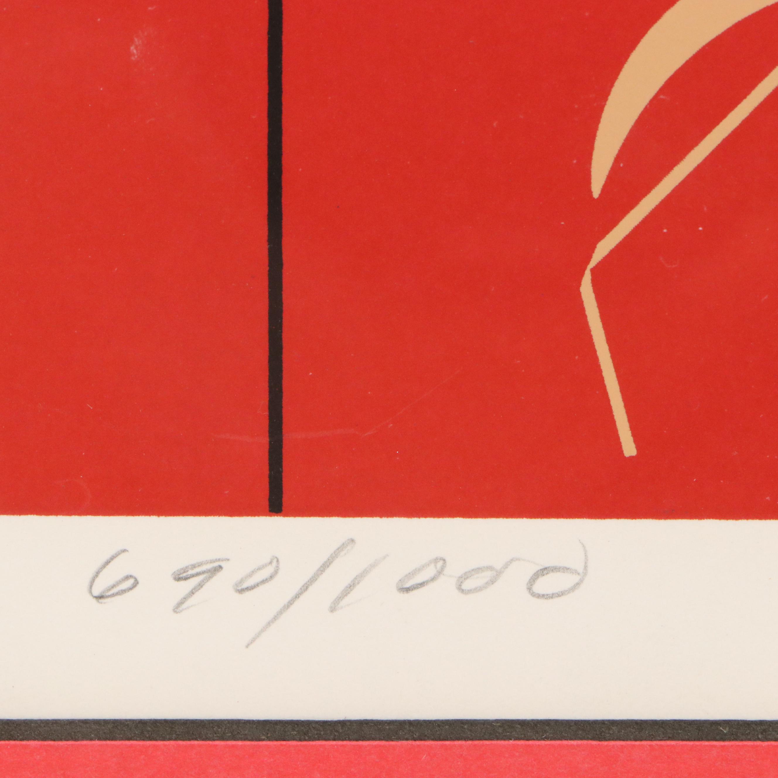 Charley Harper Serigraph "Vowlentine," 1984