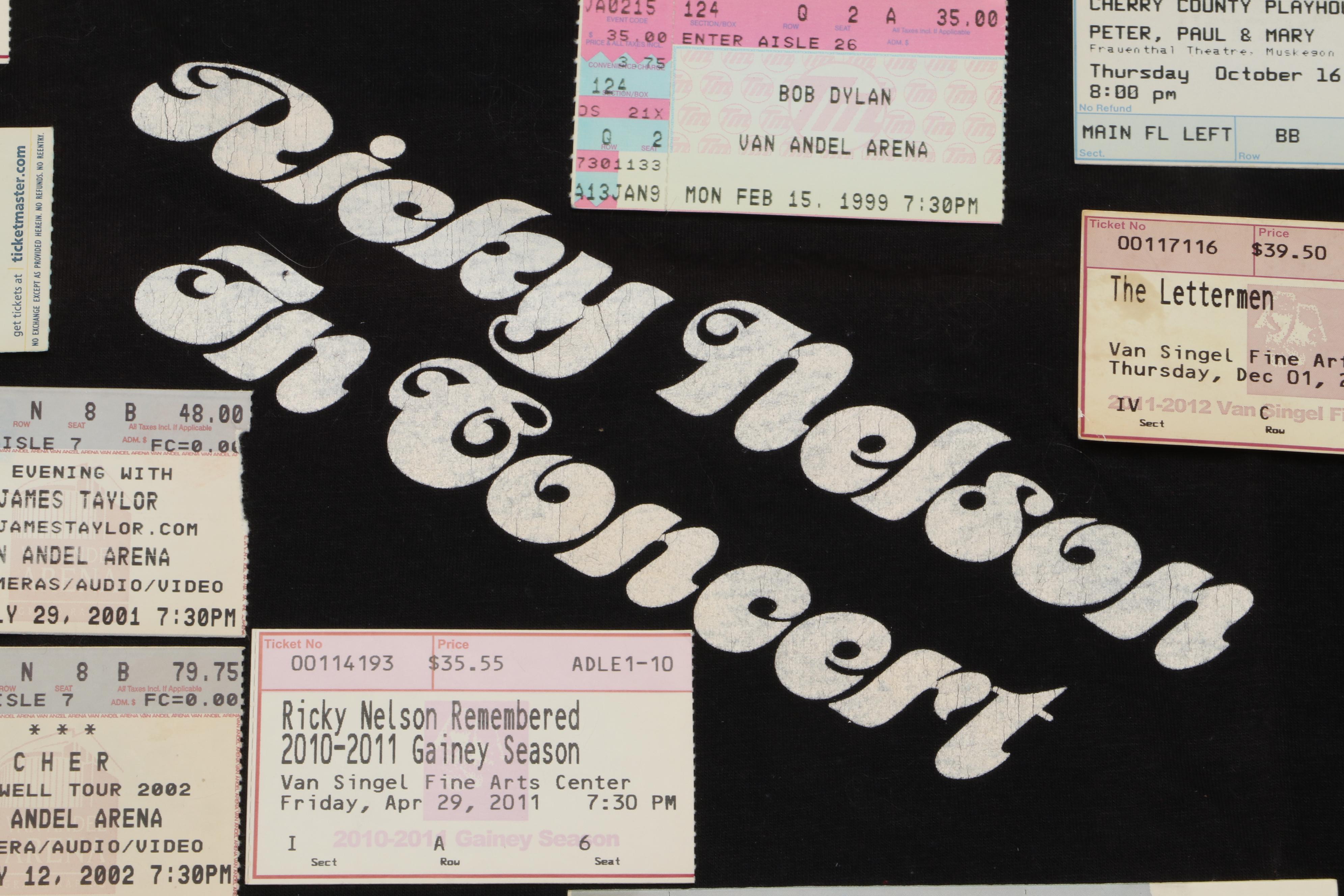 Beach Boys, Fleetwood Mac, Ricky Nelson with Other Tickets, T-Shirt and More