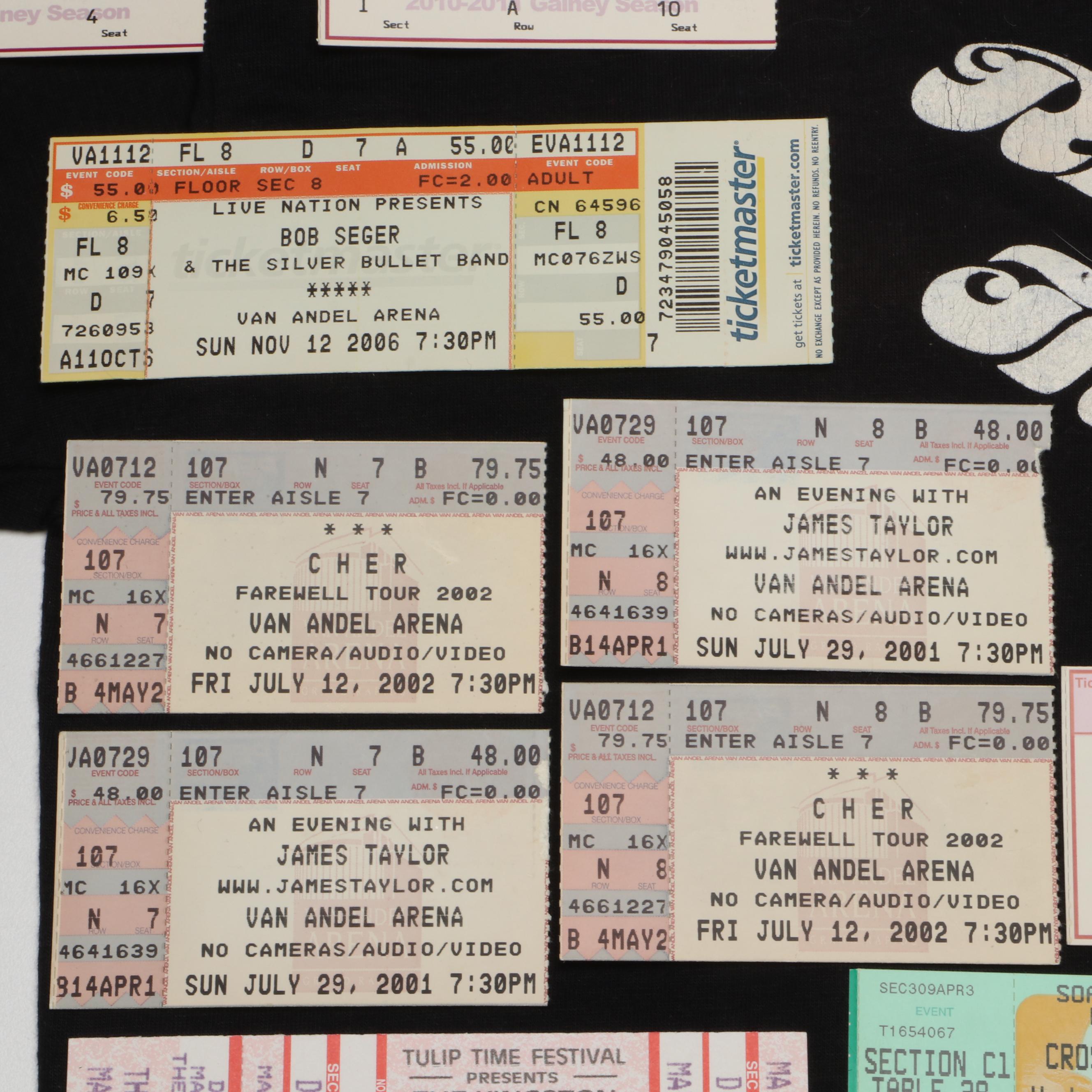 Beach Boys, Fleetwood Mac, Ricky Nelson with Other Tickets, T-Shirt and More