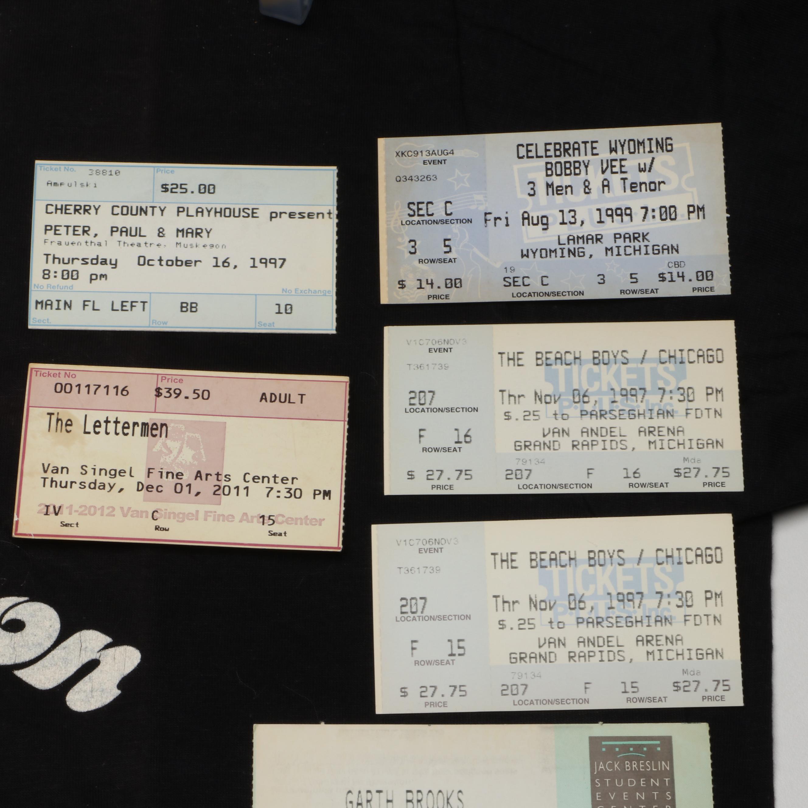 Beach Boys, Fleetwood Mac, Ricky Nelson with Other Tickets, T-Shirt and More