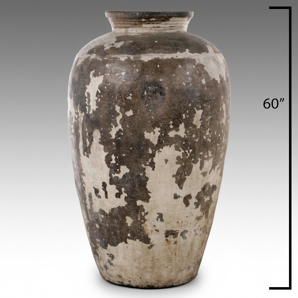 Mediterranean Style Ceramic Storage Jar