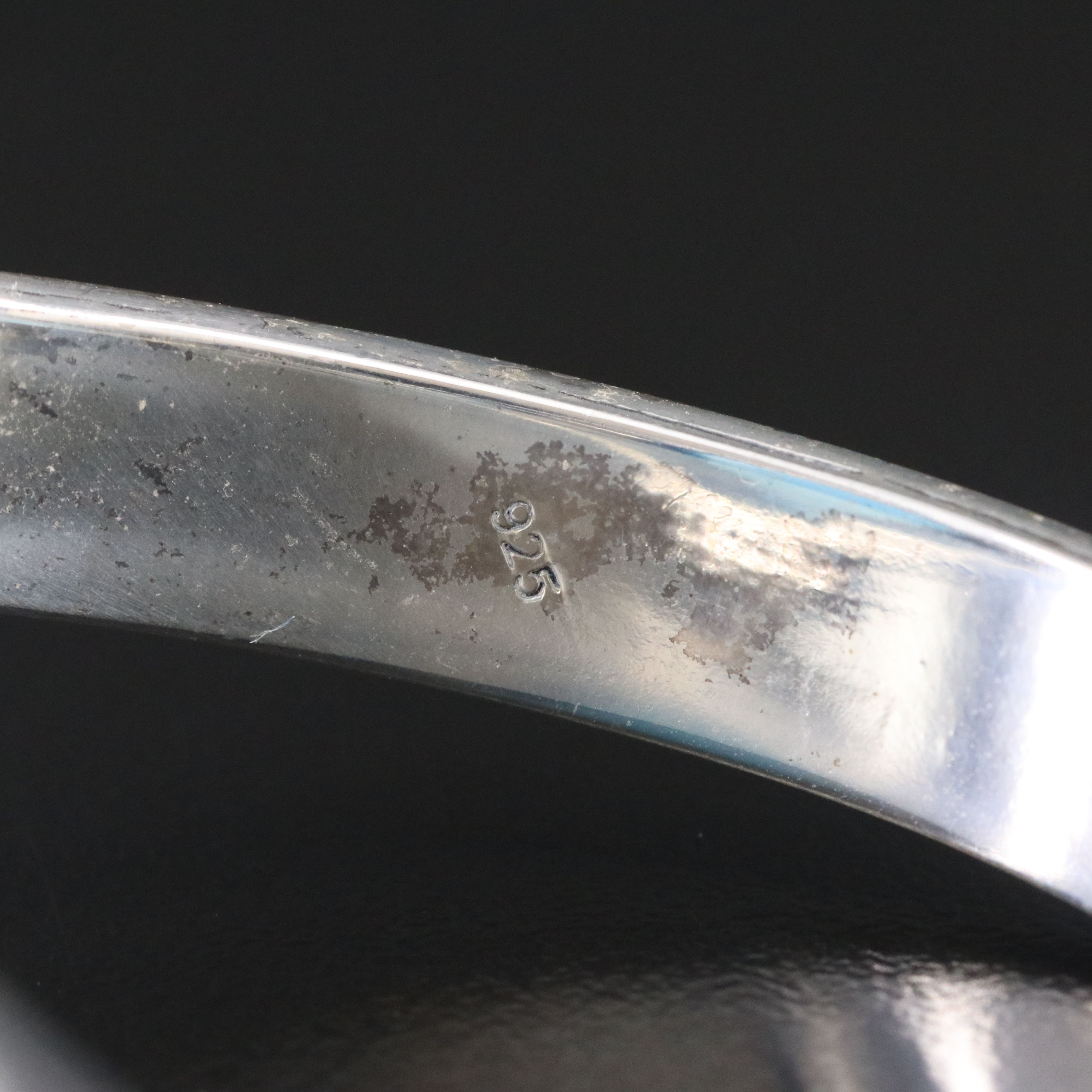 Sterling Quartz Cuff Bracelet