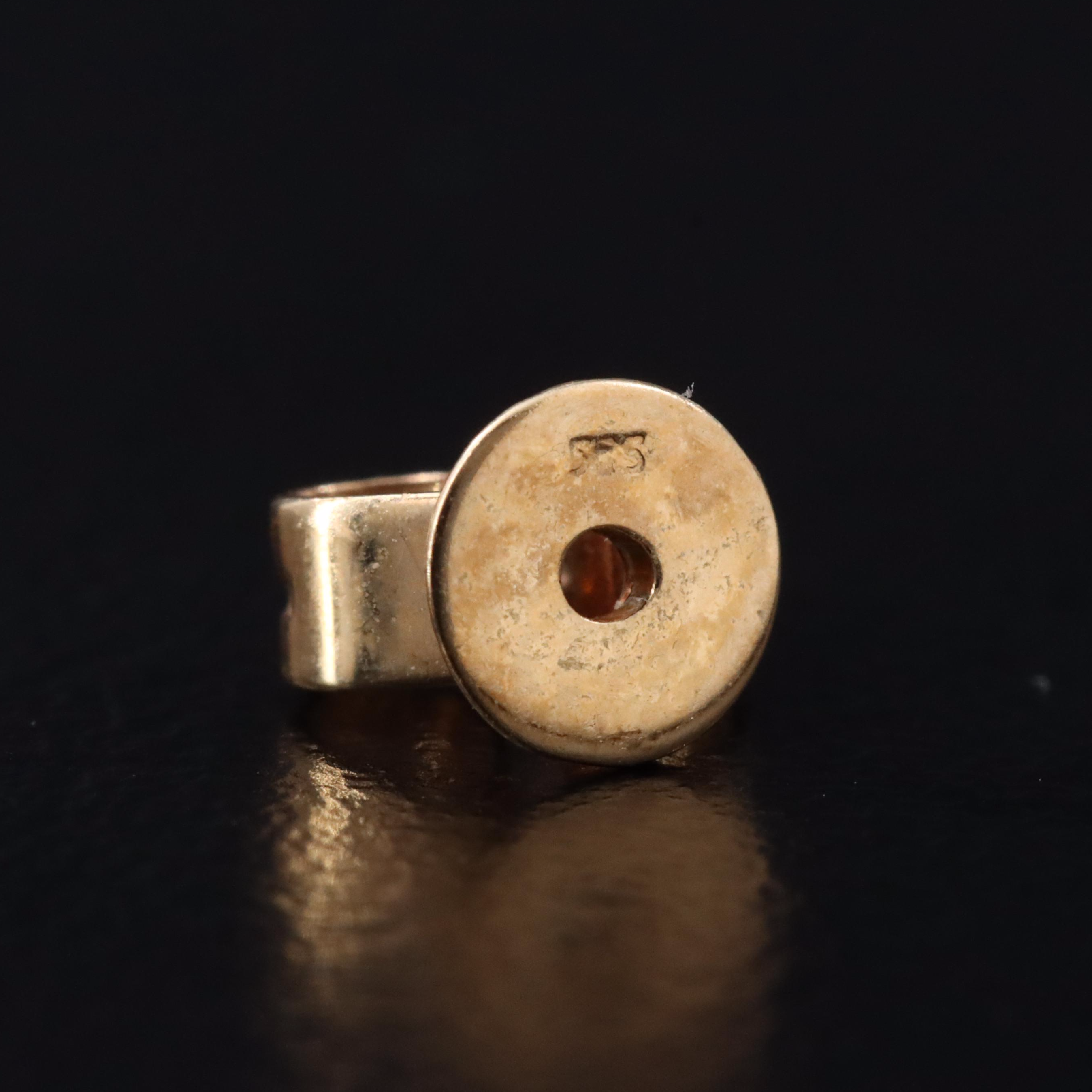 14K Ruby and Diamond Graduated Earrings