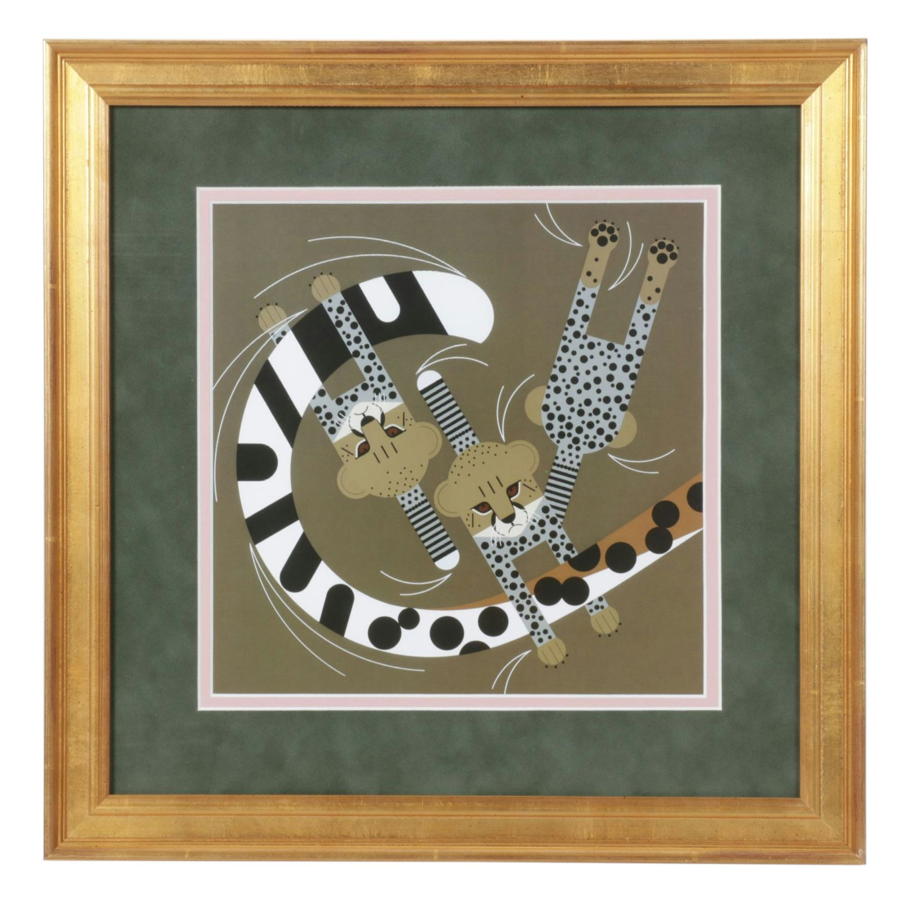 Offset Lithograph After Charley Harper "Convivial Pursuit", 1987