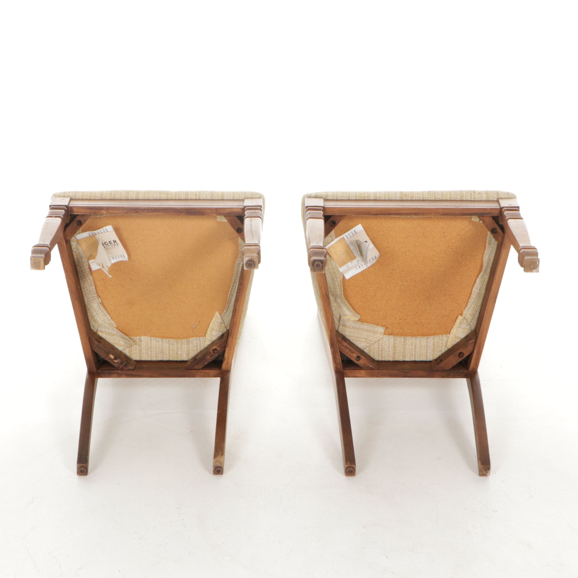Pair of Singer Cane-Back Dining Chairs