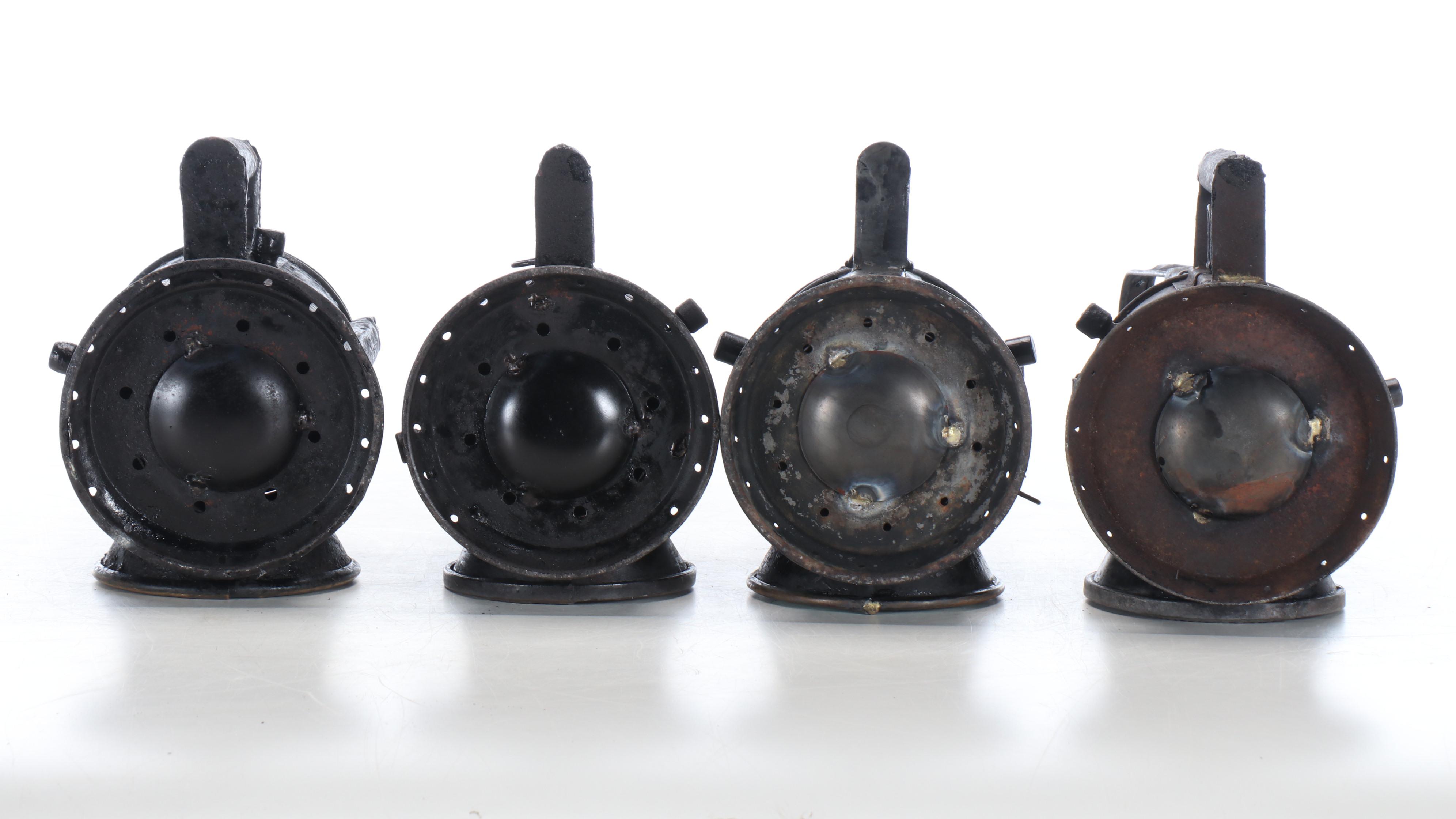 Set of Four Railroad Signal Lamps