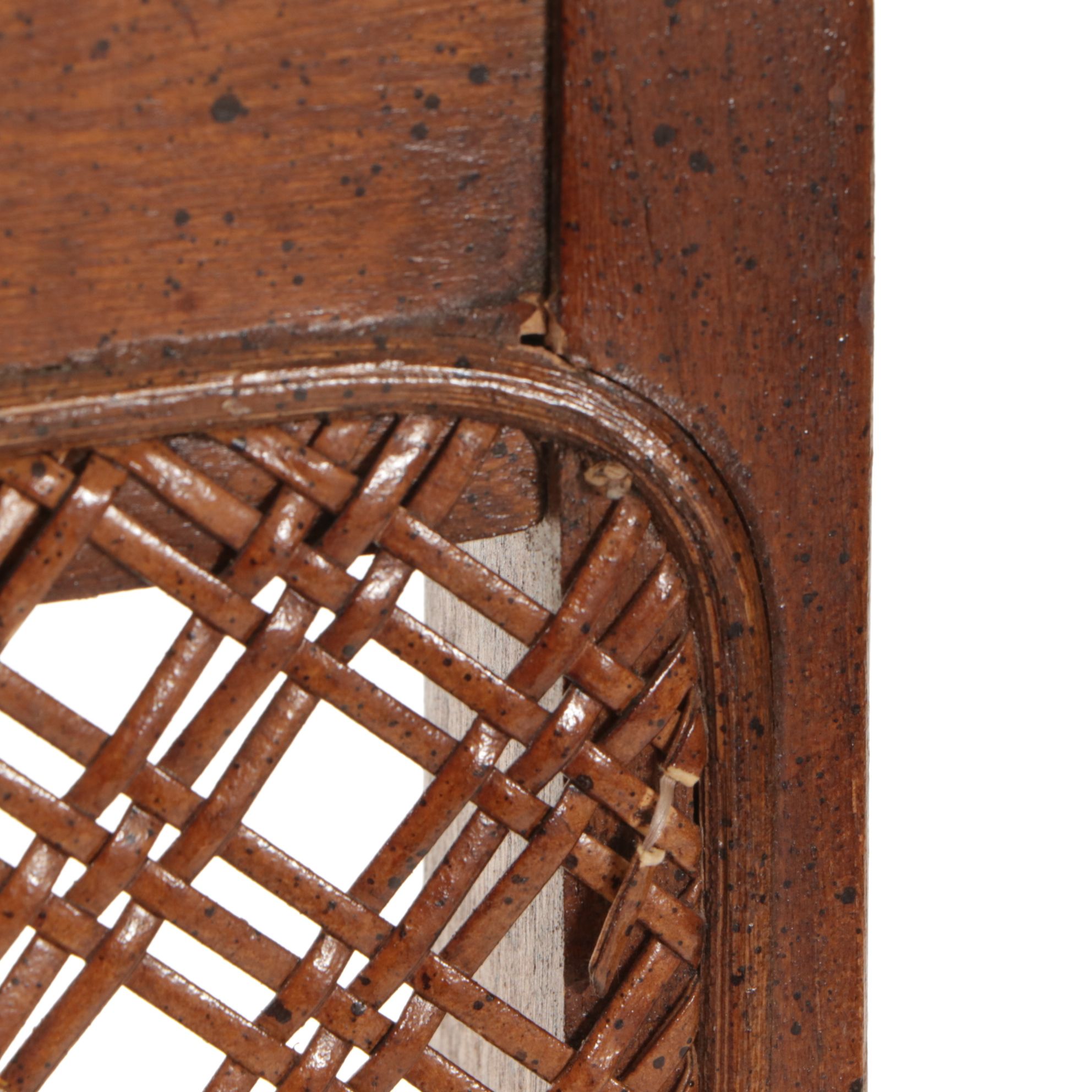 Pair of Singer Cane-Back Dining Chairs