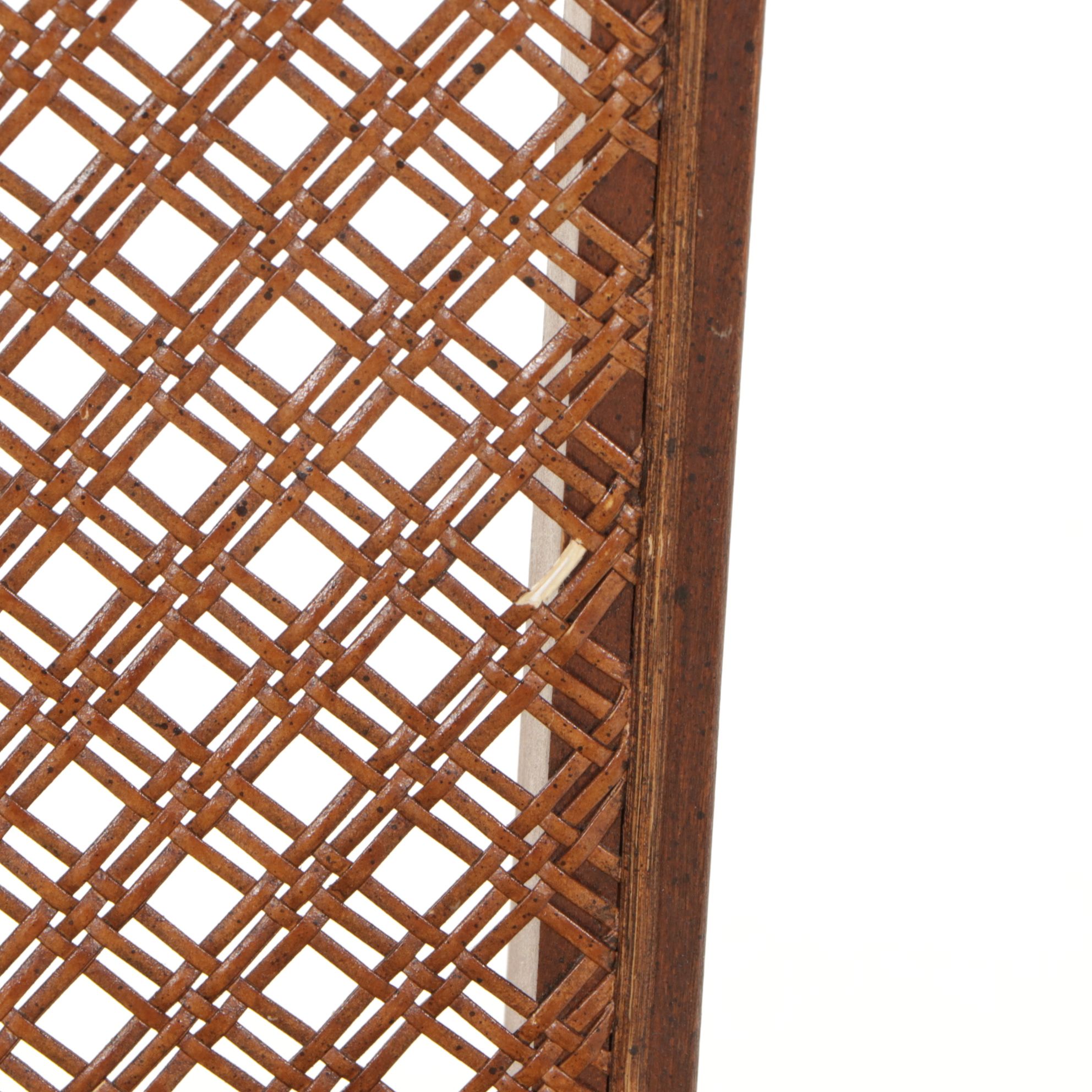 Pair of Singer Cane-Back Dining Chairs