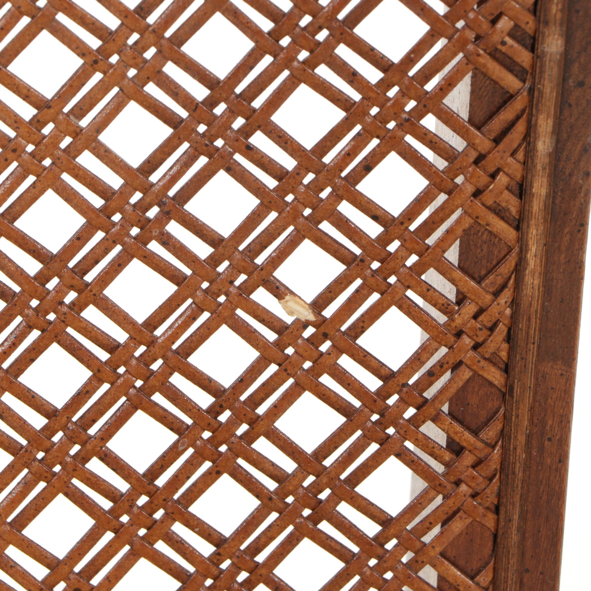 Pair of Singer Cane-Back Dining Chairs