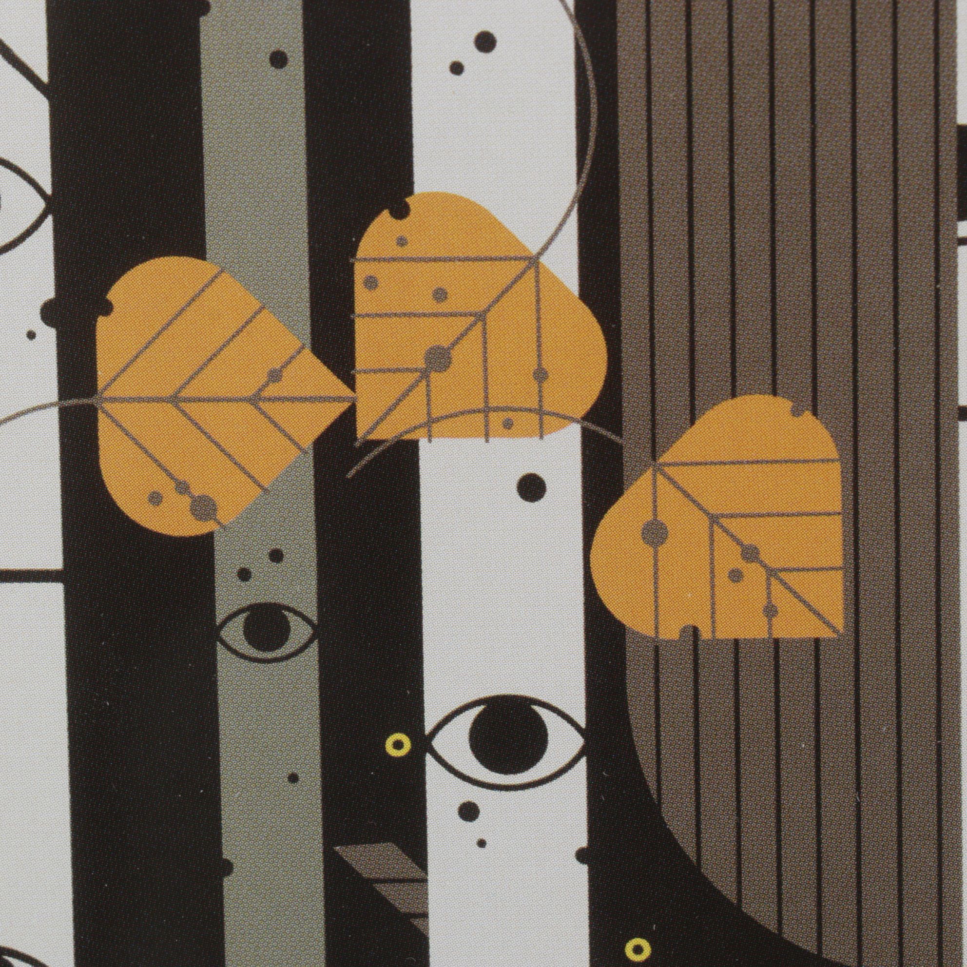 Offset Lithograph After Charley Harper "Bark Eyes", 1986