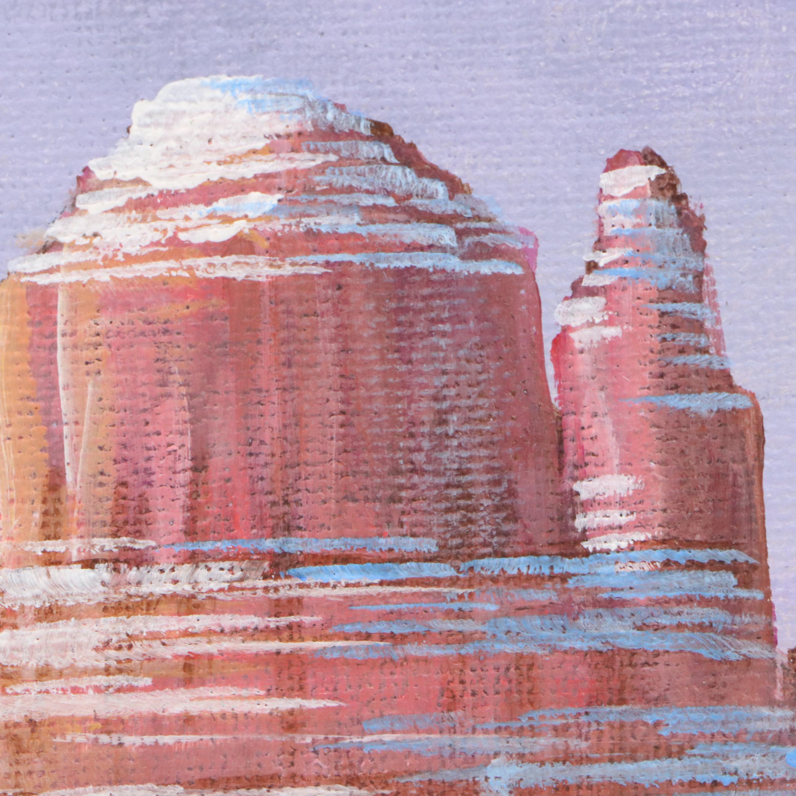 Johnny Yazzie Acrylic Paintings of Southwest Scenery, 2004