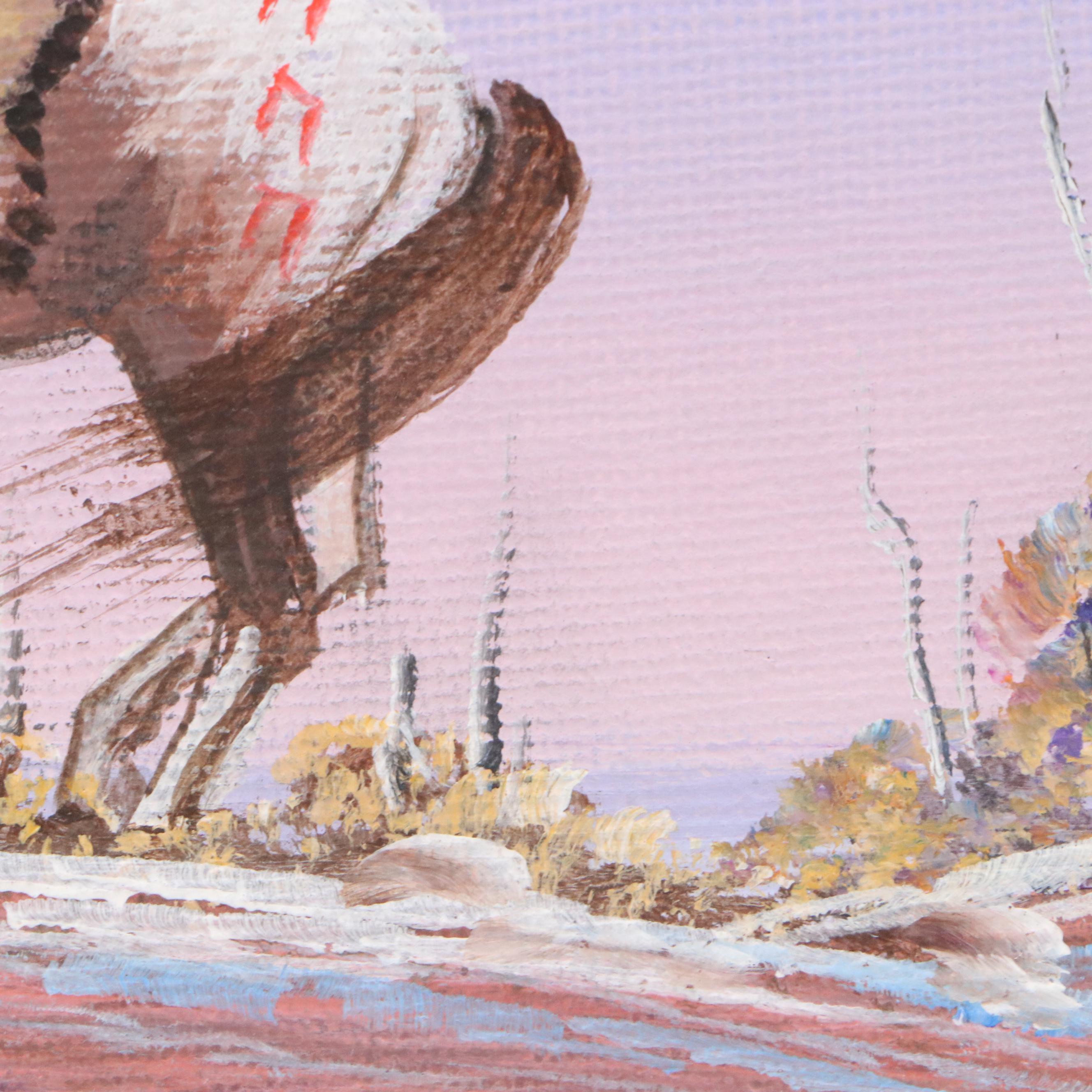 Johnny Yazzie Acrylic Paintings of Southwest Scenery, 2004