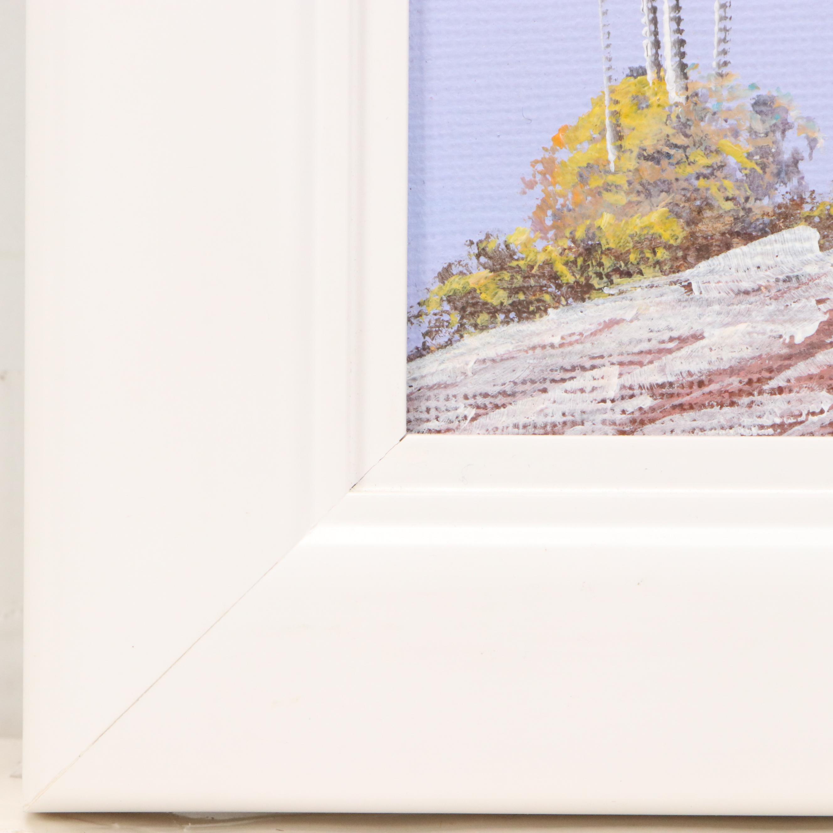 Johnny Yazzie Acrylic Paintings of Southwest Scenery, 2004