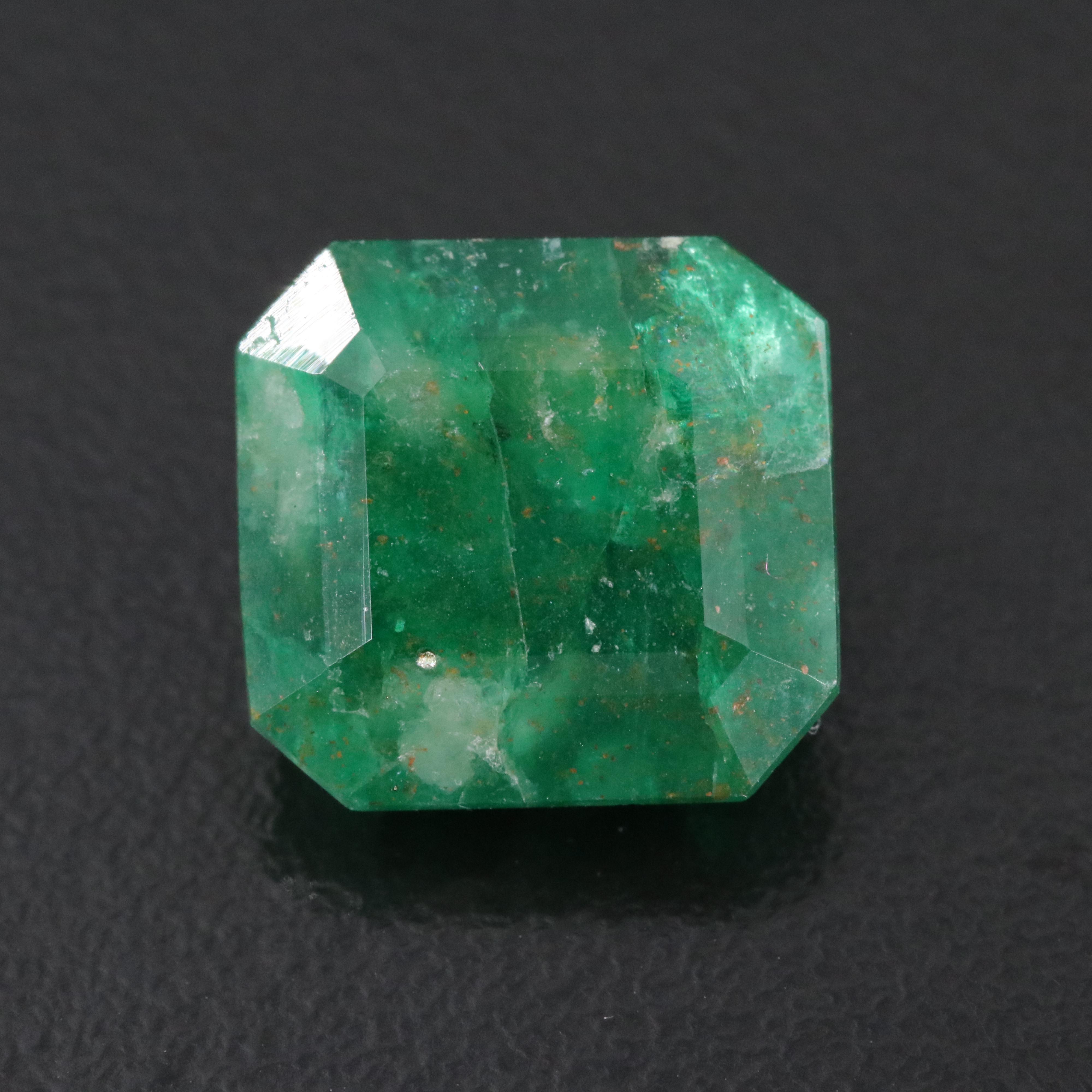 Loose 9.26 CT Emerald