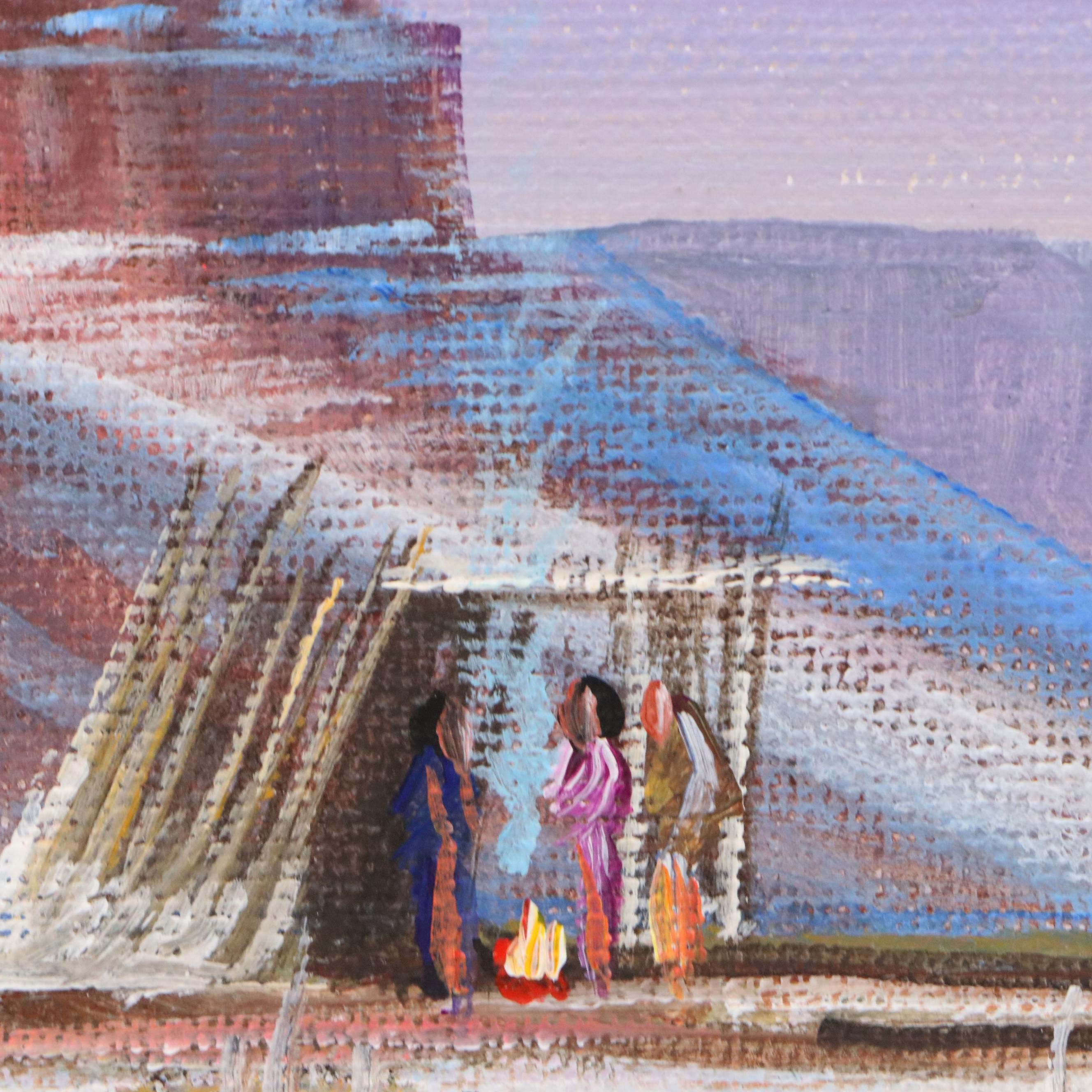 Johnny Yazzie Acrylic Paintings of Southwest Scenery, 2004