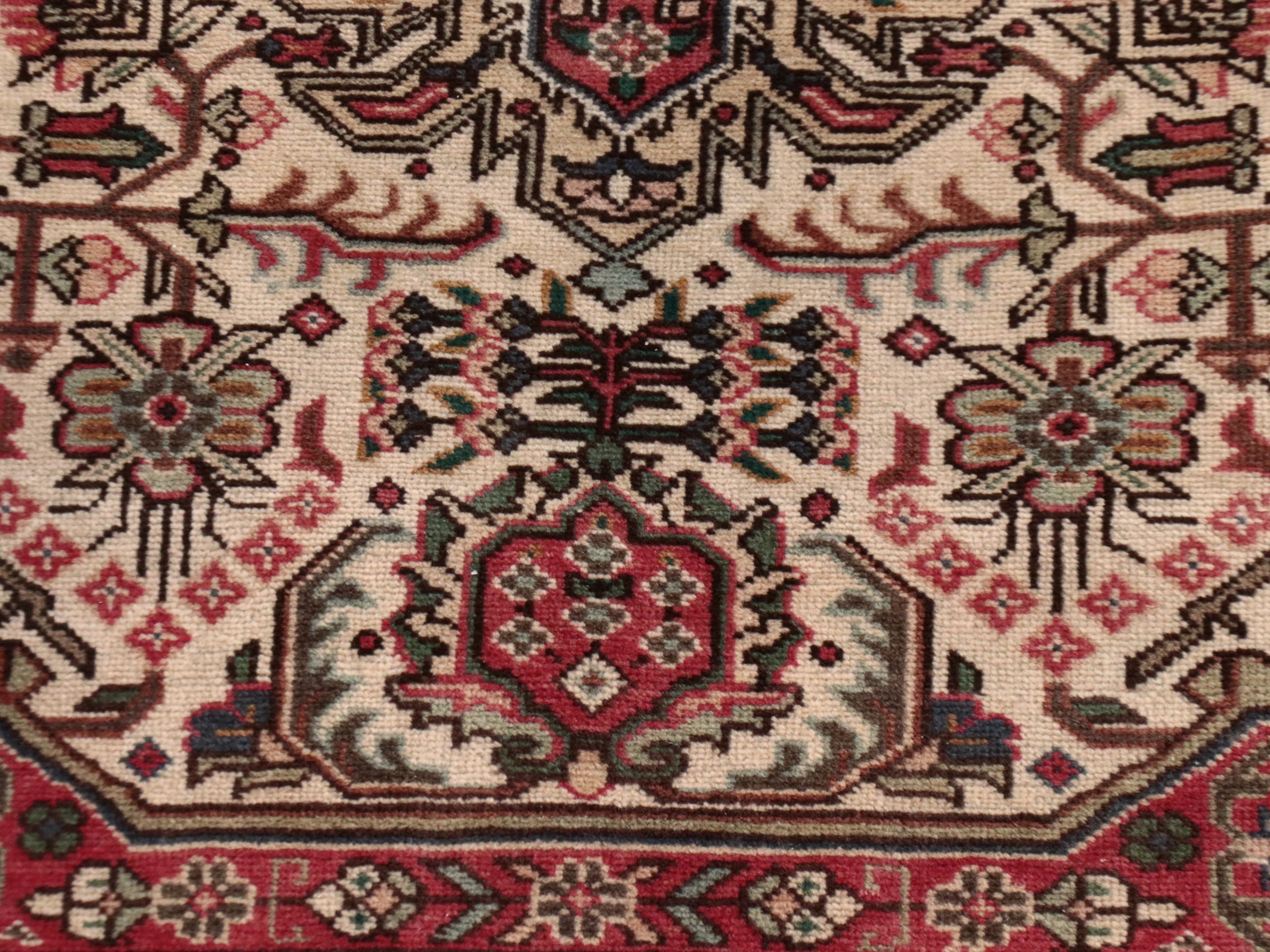 9'8 x 12'9 Hand-Knotted Persian Tabriz Room Sized Rug