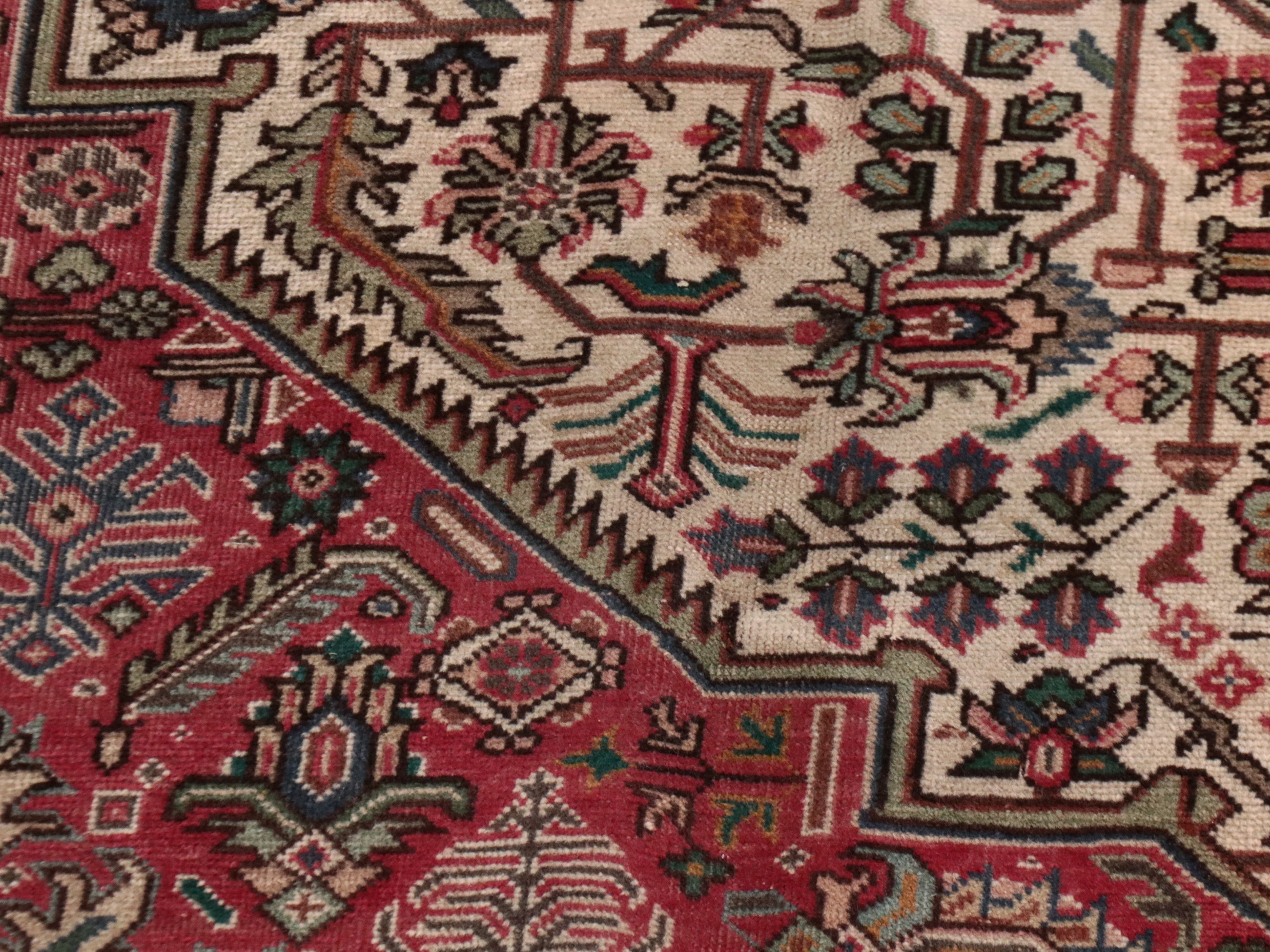 9'8 x 12'9 Hand-Knotted Persian Tabriz Room Sized Rug