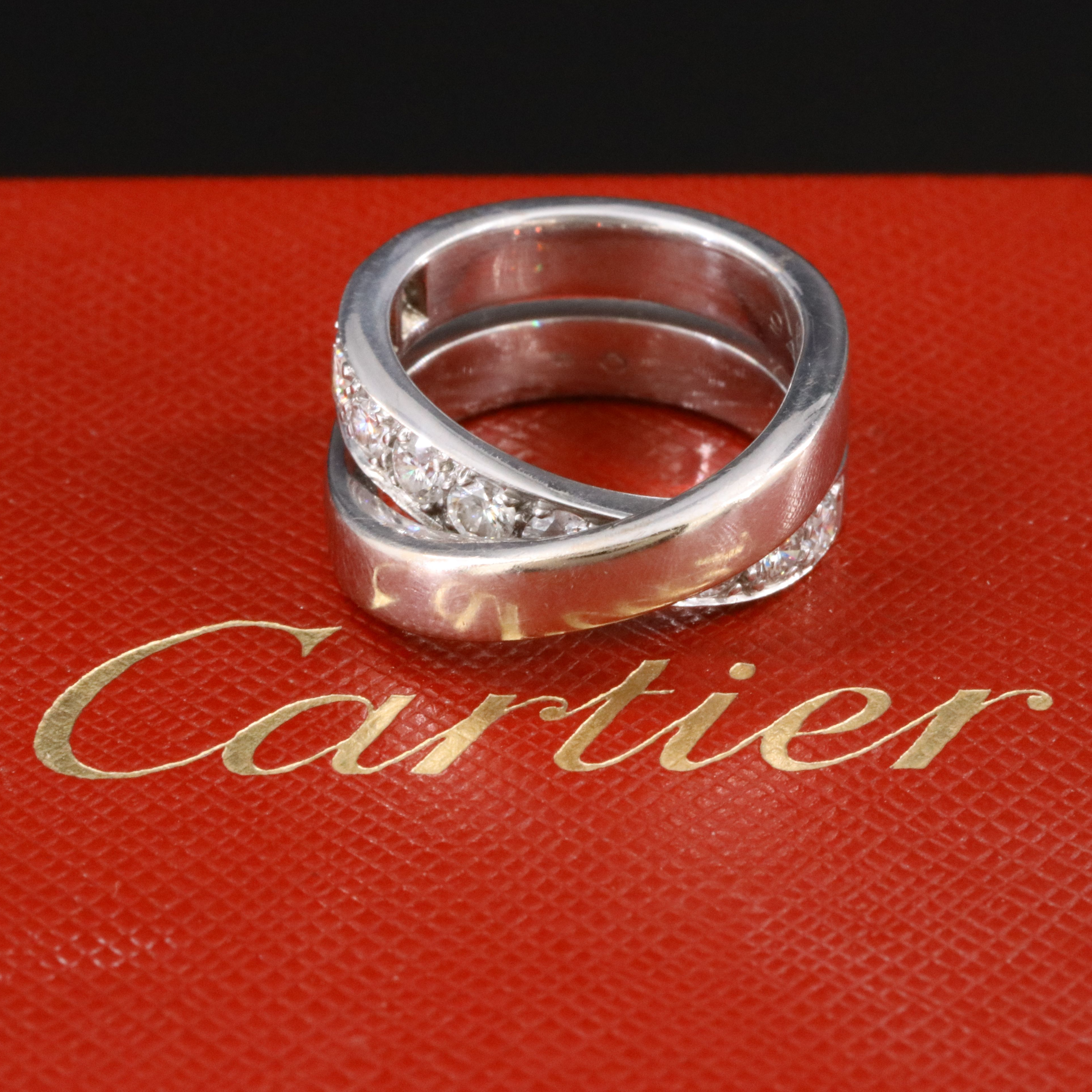 Cartier Nouvelle Vague 18K 1.08 CTW Ring with COA