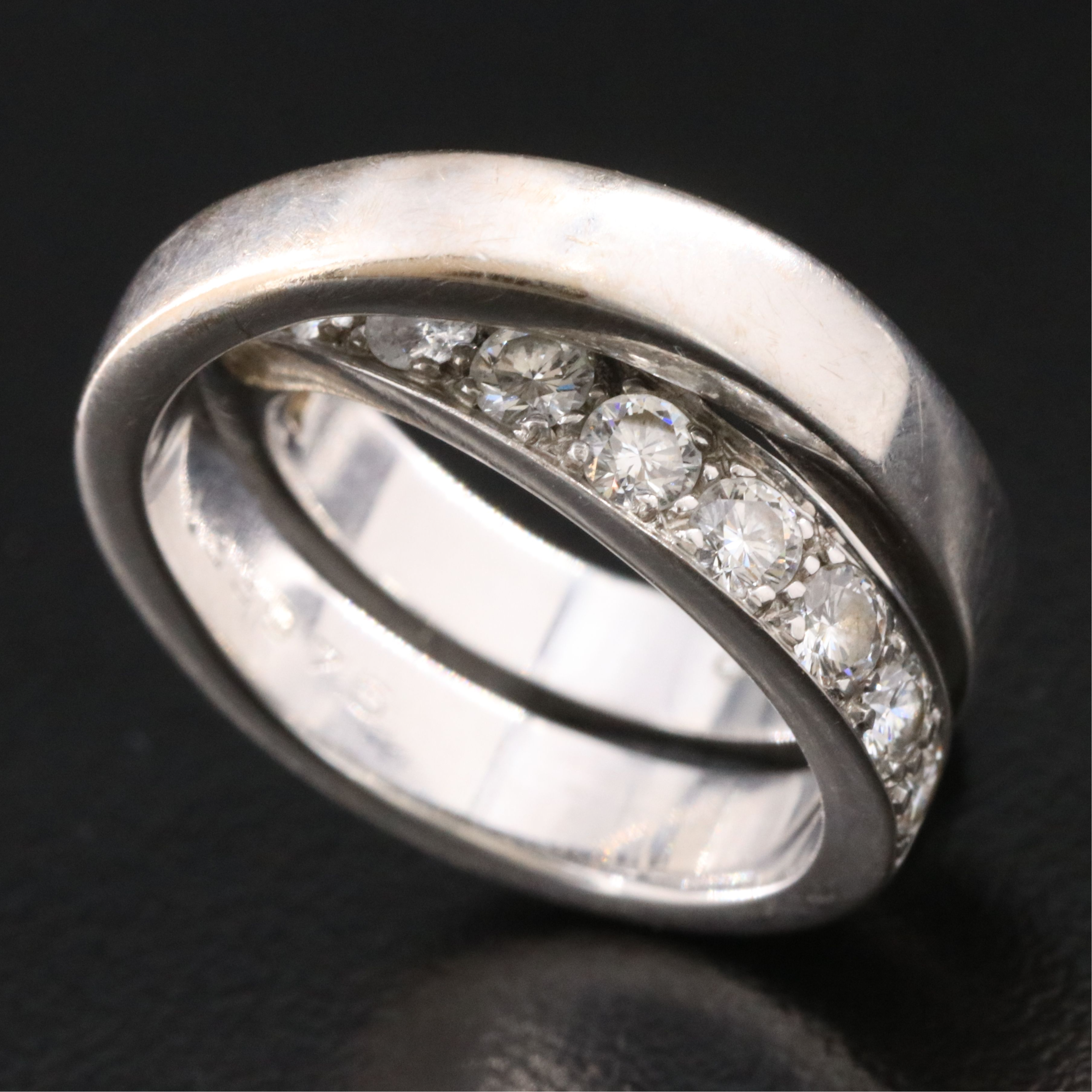 Cartier Nouvelle Vague 18K 1.08 CTW Ring with COA