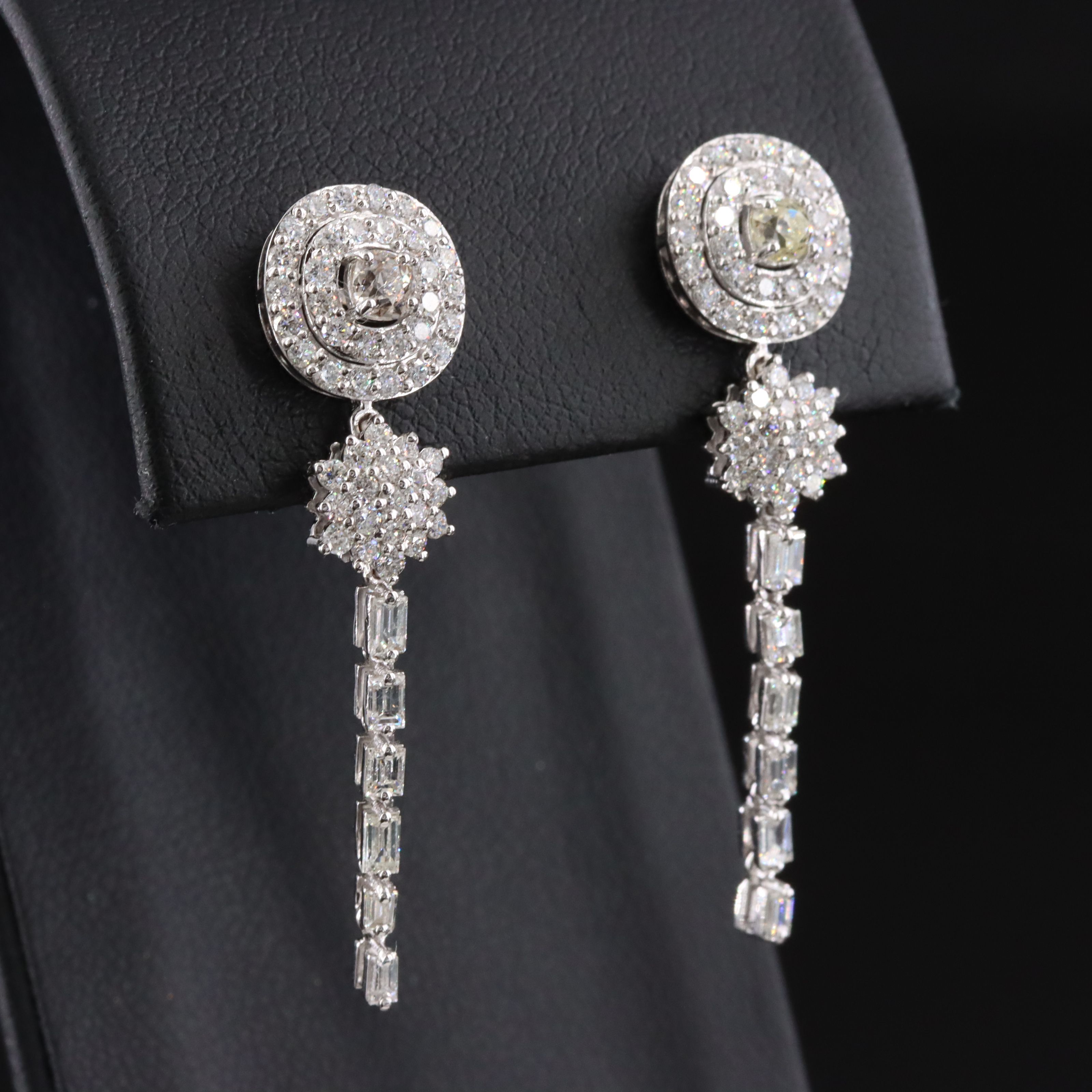 14K 1.86 CTW Diamond Earrings
