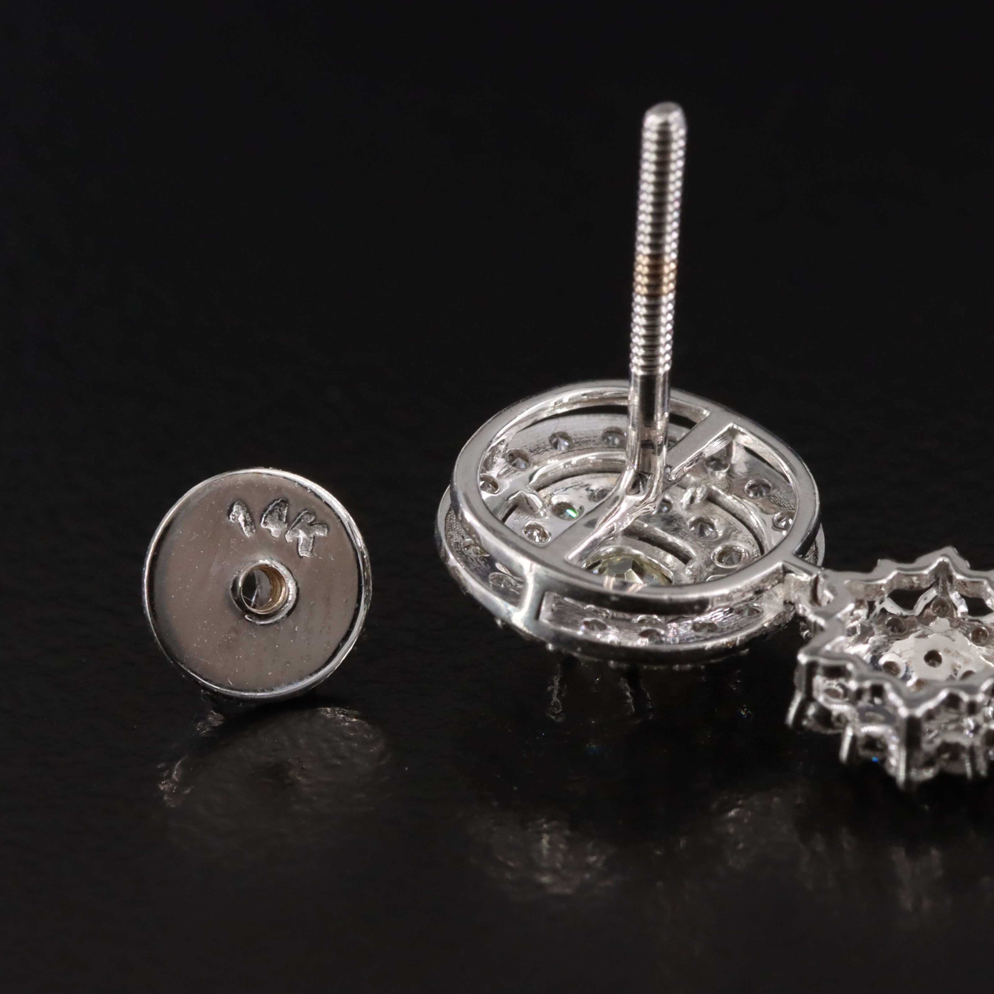 14K 1.86 CTW Diamond Earrings