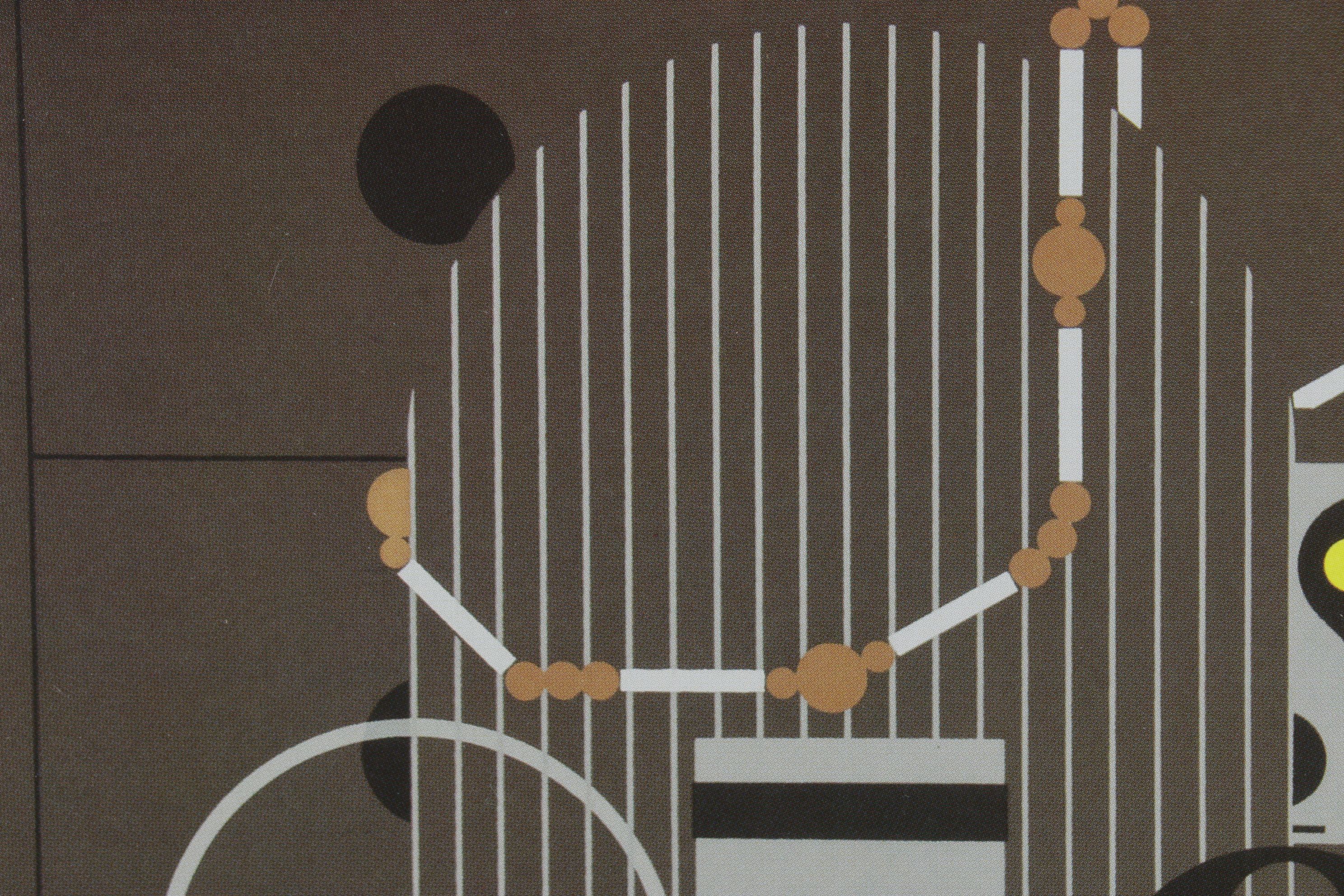 Offset Lithograph After Charley Harper "Racc an' Ruin", 1981