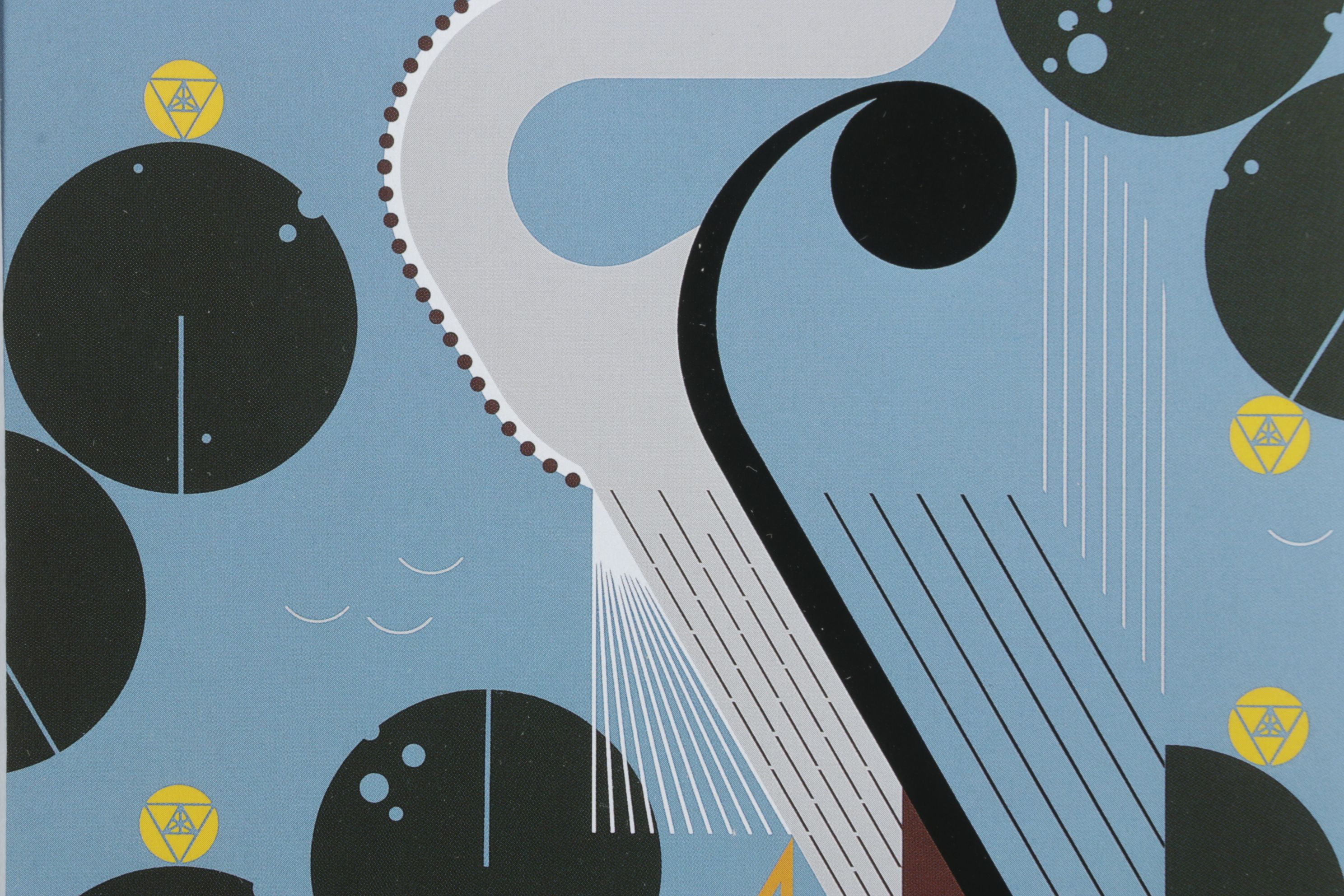 Offset Lithograph After Charley Harper "Herondipity", 1985