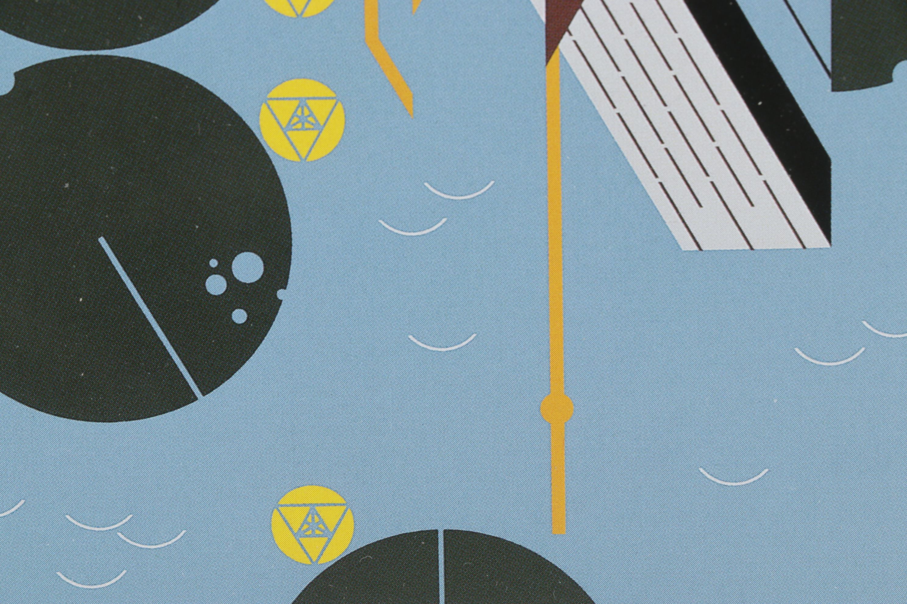 Offset Lithograph After Charley Harper "Herondipity", 1985