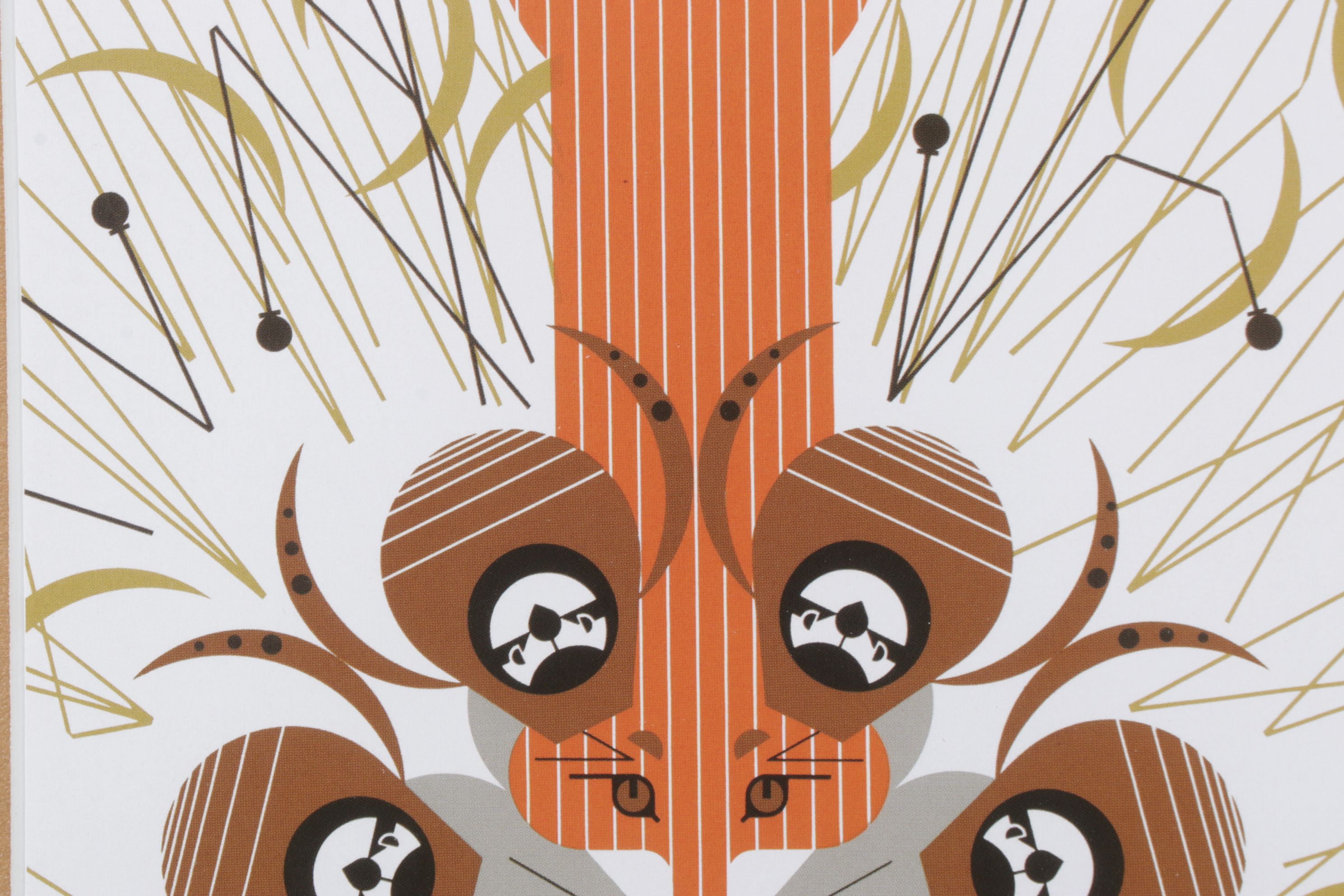 Offset Lithograph After Charley Harper "Quailsafe", 1983