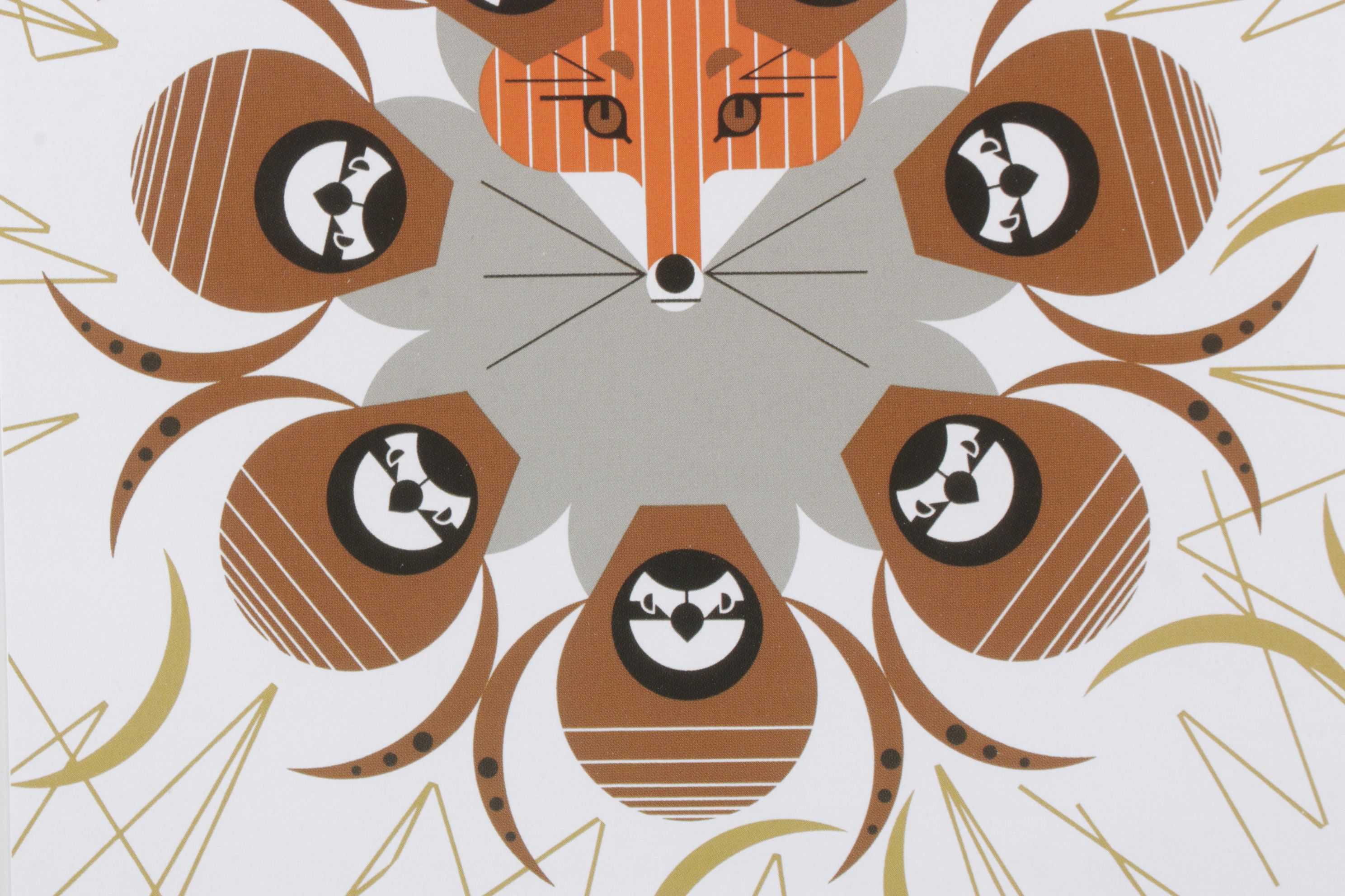 Offset Lithograph After Charley Harper "Quailsafe", 1983