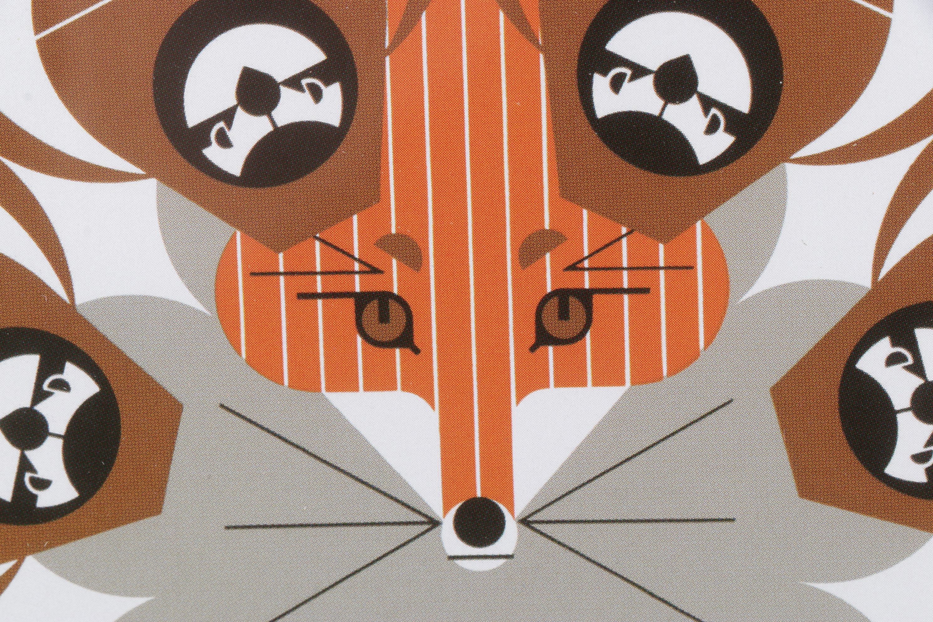 Offset Lithograph After Charley Harper "Quailsafe", 1983