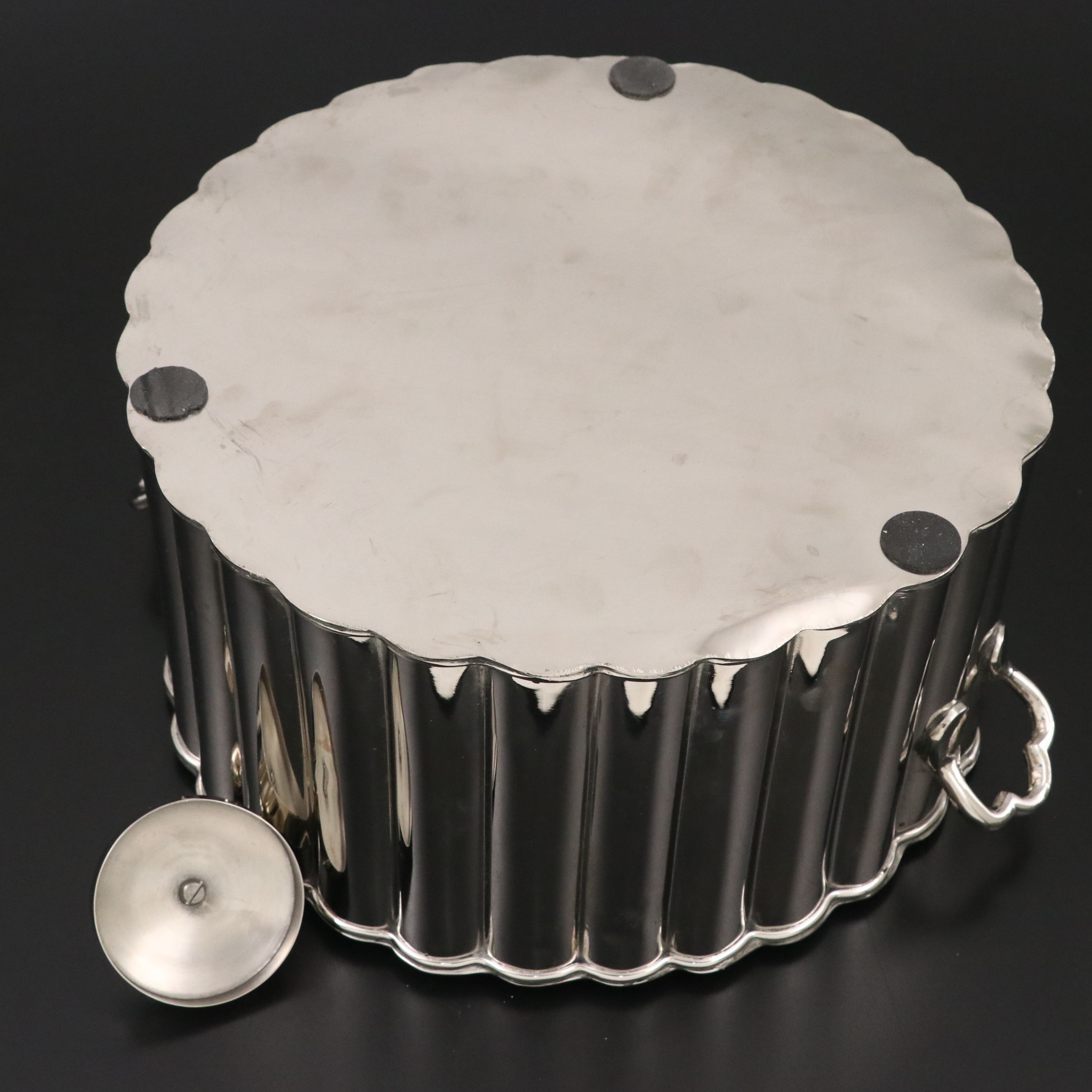 Rogers, Smith & Co. Victorian Silver Plate Pitcher with Handled Bottle Cooler