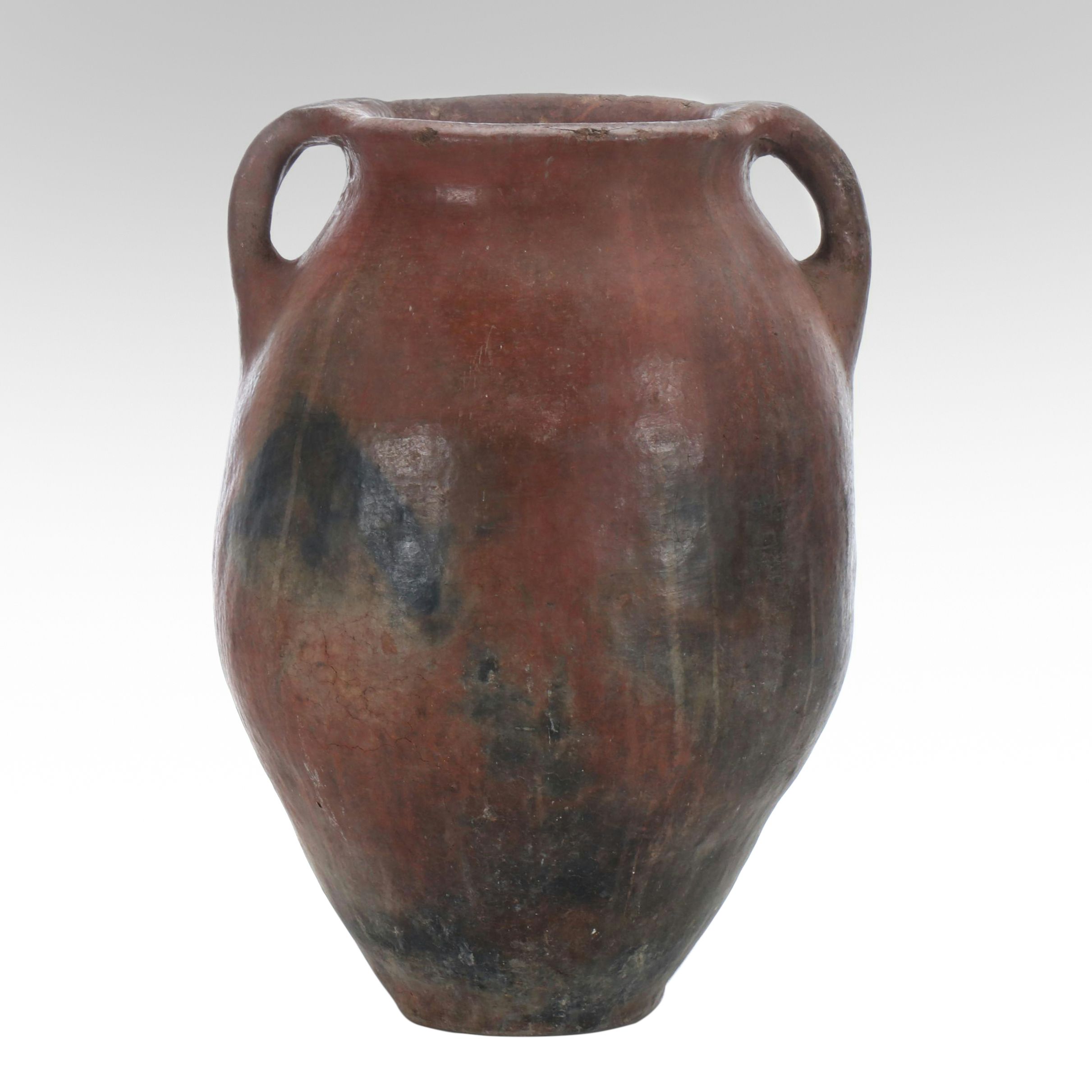 Ceramic Handled Floor Vase