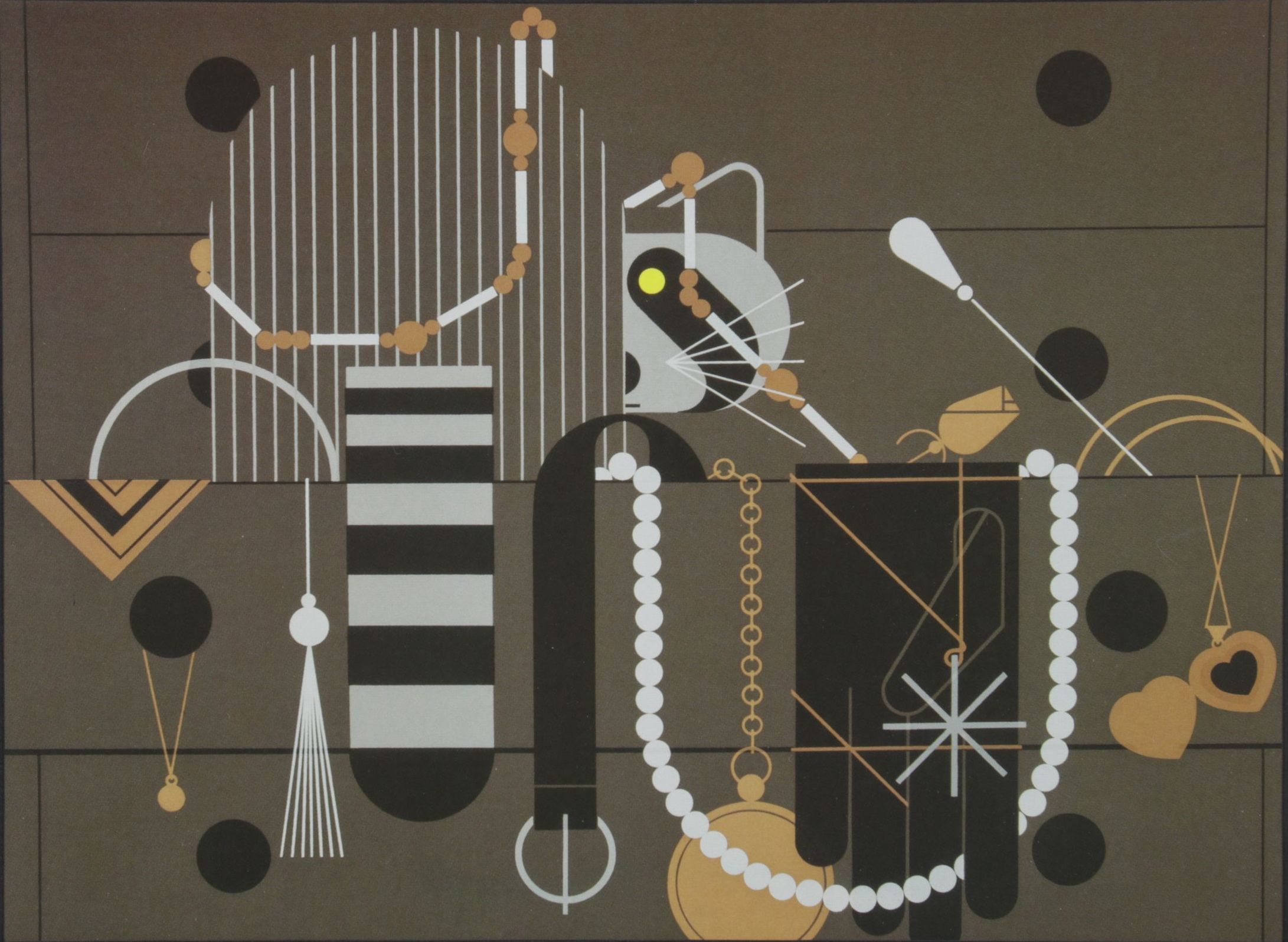 Offset Lithograph After Charley Harper "Racc an' Ruin", 1981