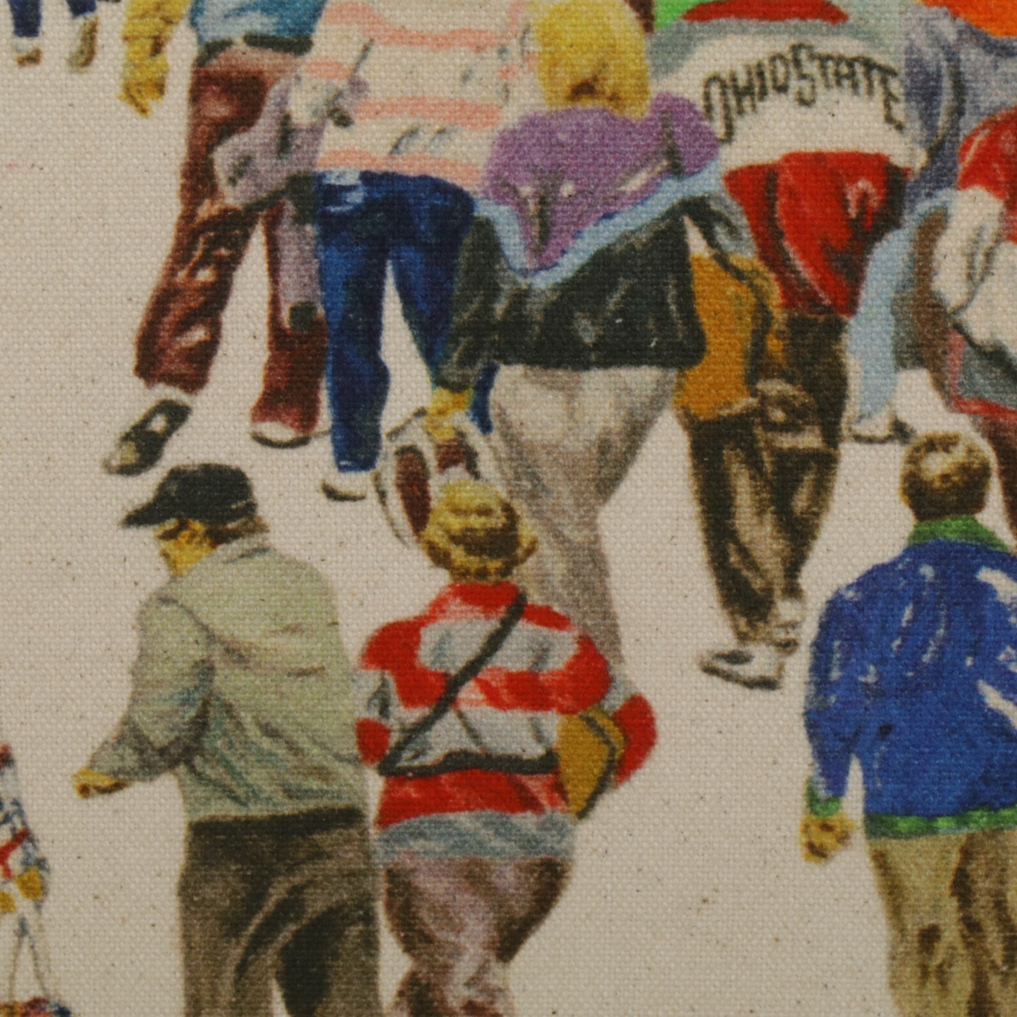 Jeff Joseph Textile Art "The Original Ohio Stadium," Early 21st Century