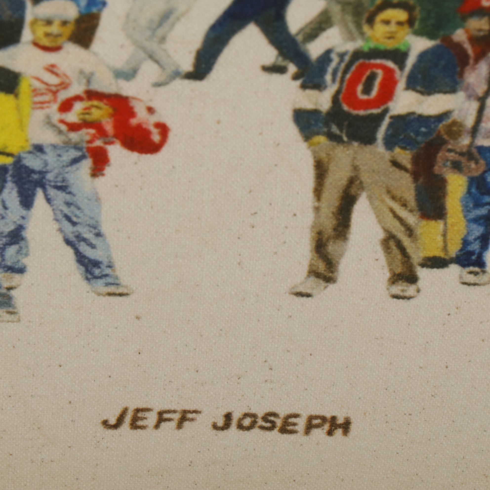 Jeff Joseph Textile Art "The Original Ohio Stadium," Early 21st Century